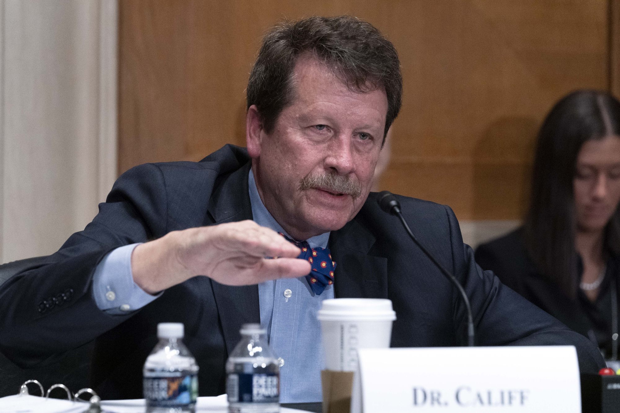 Food and Drug Administration Commissioner Robert Califf testifies before the Senate Committee on Health, Education, Labor and Pensions. Photo: AP
