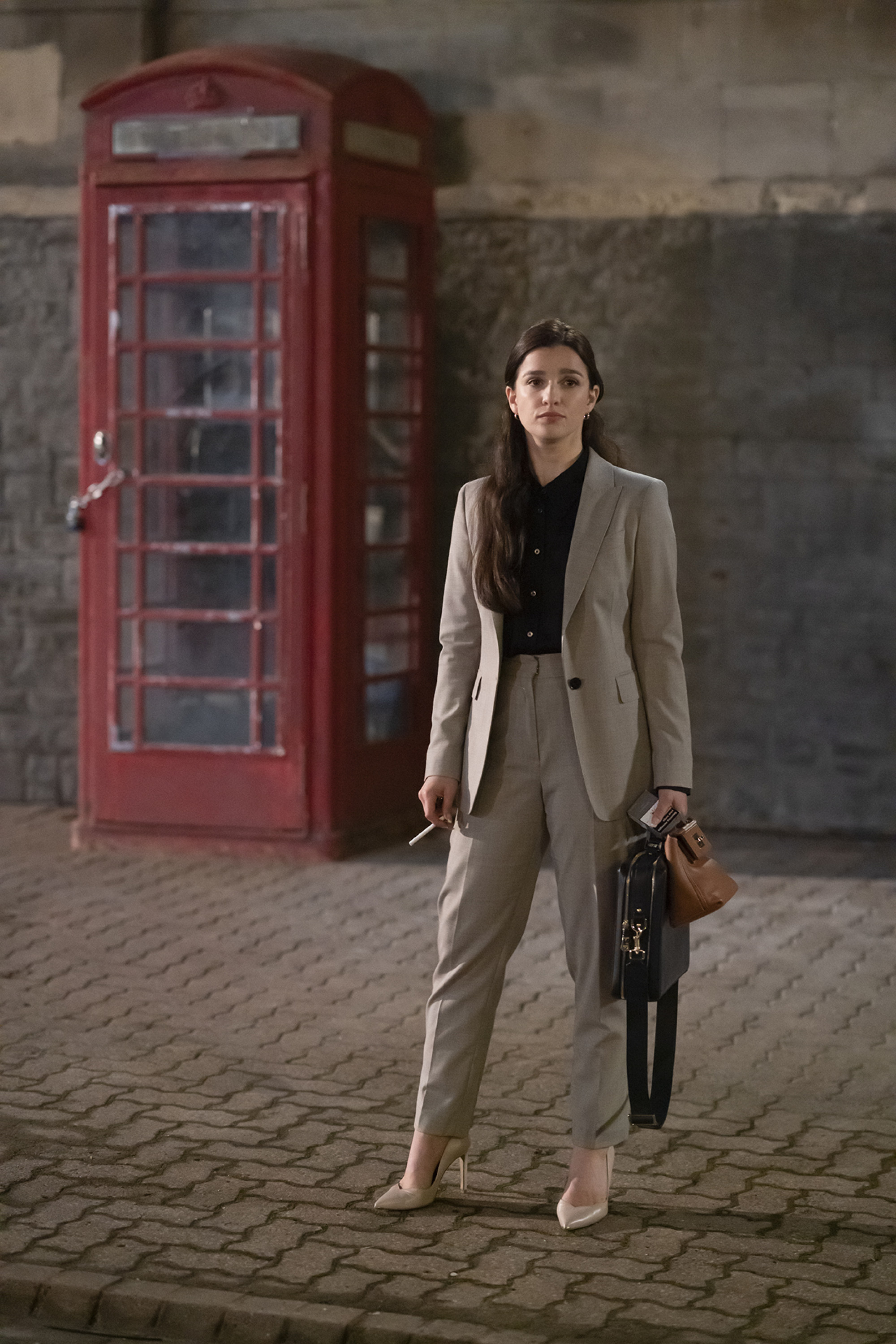 Marisa Abela as Yasmin Kara-Hanani in a still from Industry. Photo: HBO Go