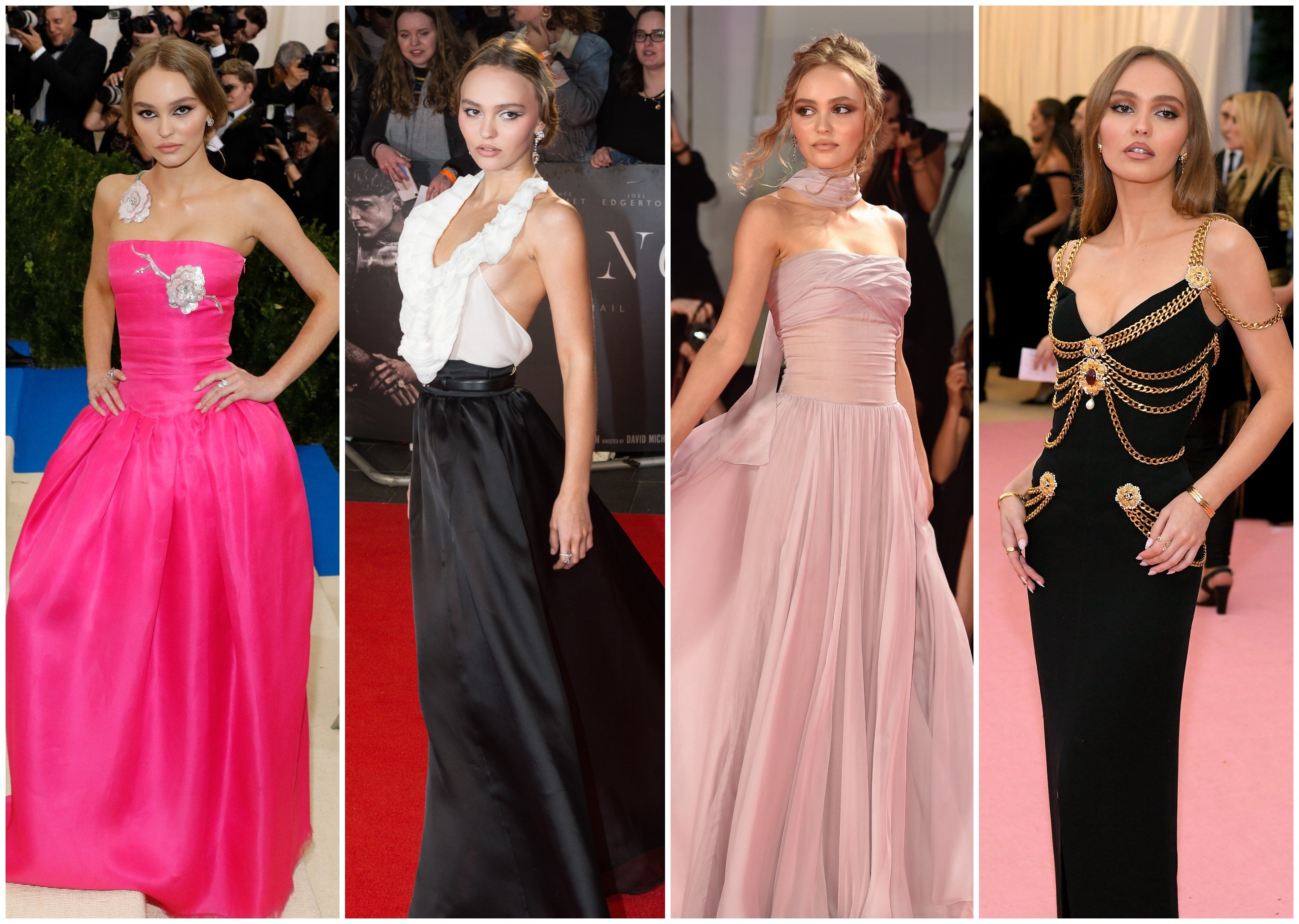 Lily-Rose Depp's 10 best Chanel red carpet looks: Johnny Depp and Vanessa  Paradis' model-actress daughter favoured pink for the Met Gala and shone in  a Karl Lagerfeld-designed ruffled gown | South China