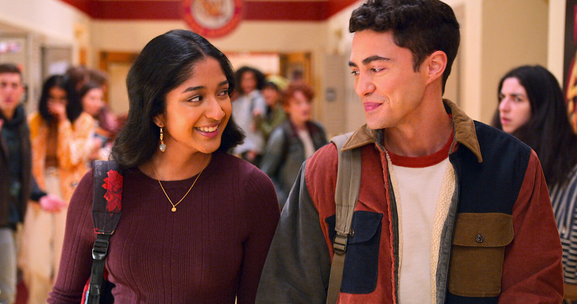 Maitreyi Ramakrishnan in season 3 of Netflix’s Never Have I Ever. Photo: Netflix