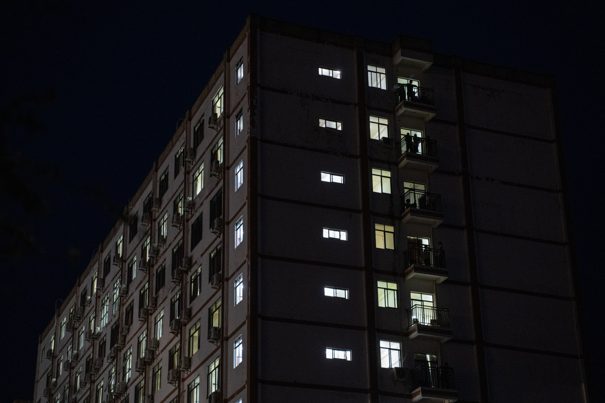 A building in Sihanoukville, Cambodia, known to house online gambling and scamming operations. Photo: Cindy Liu
