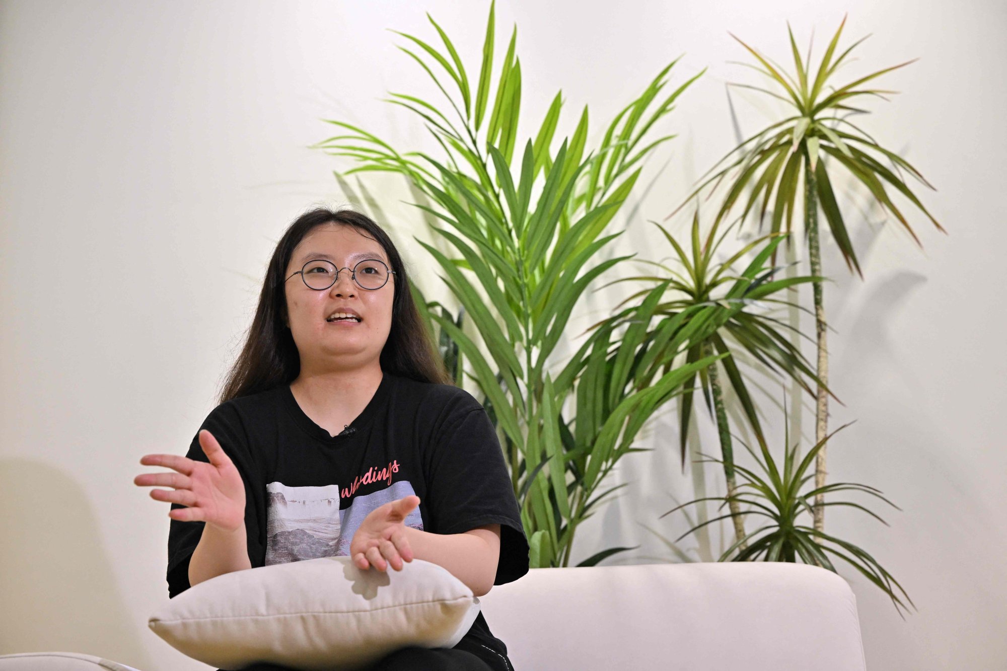 Lee Da-bin, a South Korean with autism, says she feels that she is ‘being erased’ by the lack of understanding of the condition. Photo: AFP