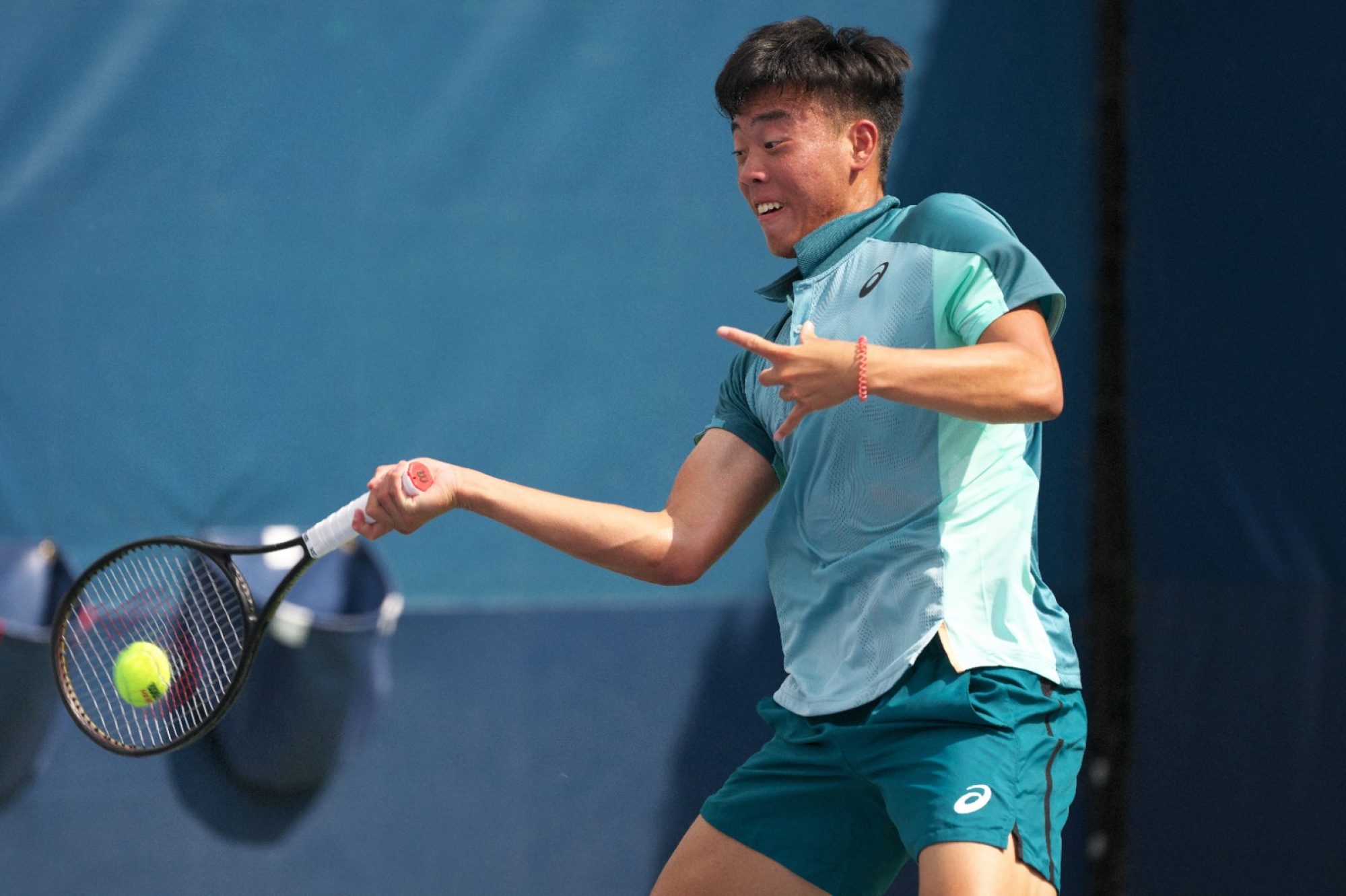 Coleman Wong got his US Open campaign under way with a convincing win over 48th-ranked Martin Vergara Del Puerto 6-3, 6-2. Photo: ArcK Images