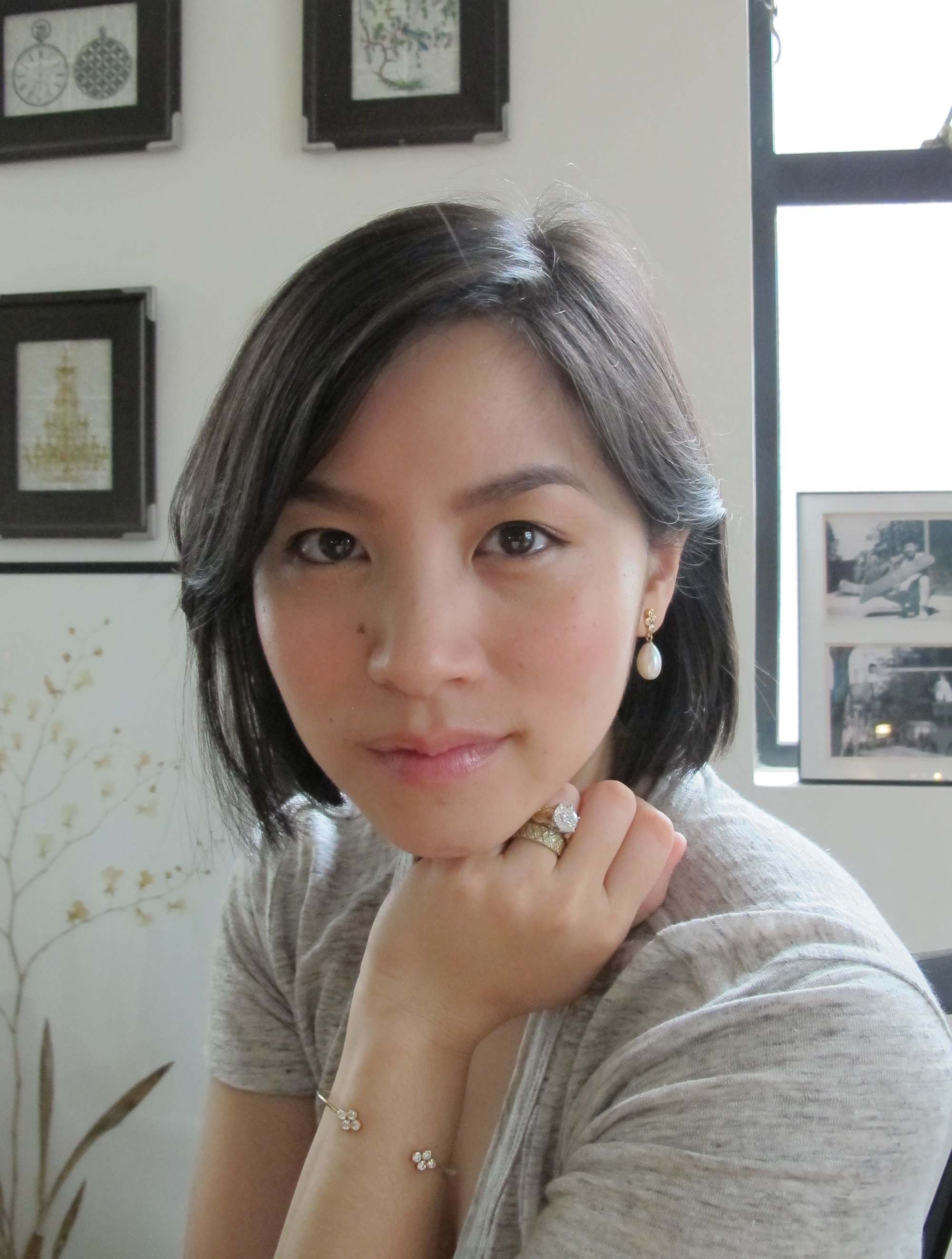 Hong Kong-based jeweller Candice Luk suggests starting out with small stones when buying a tennis bracelet.
