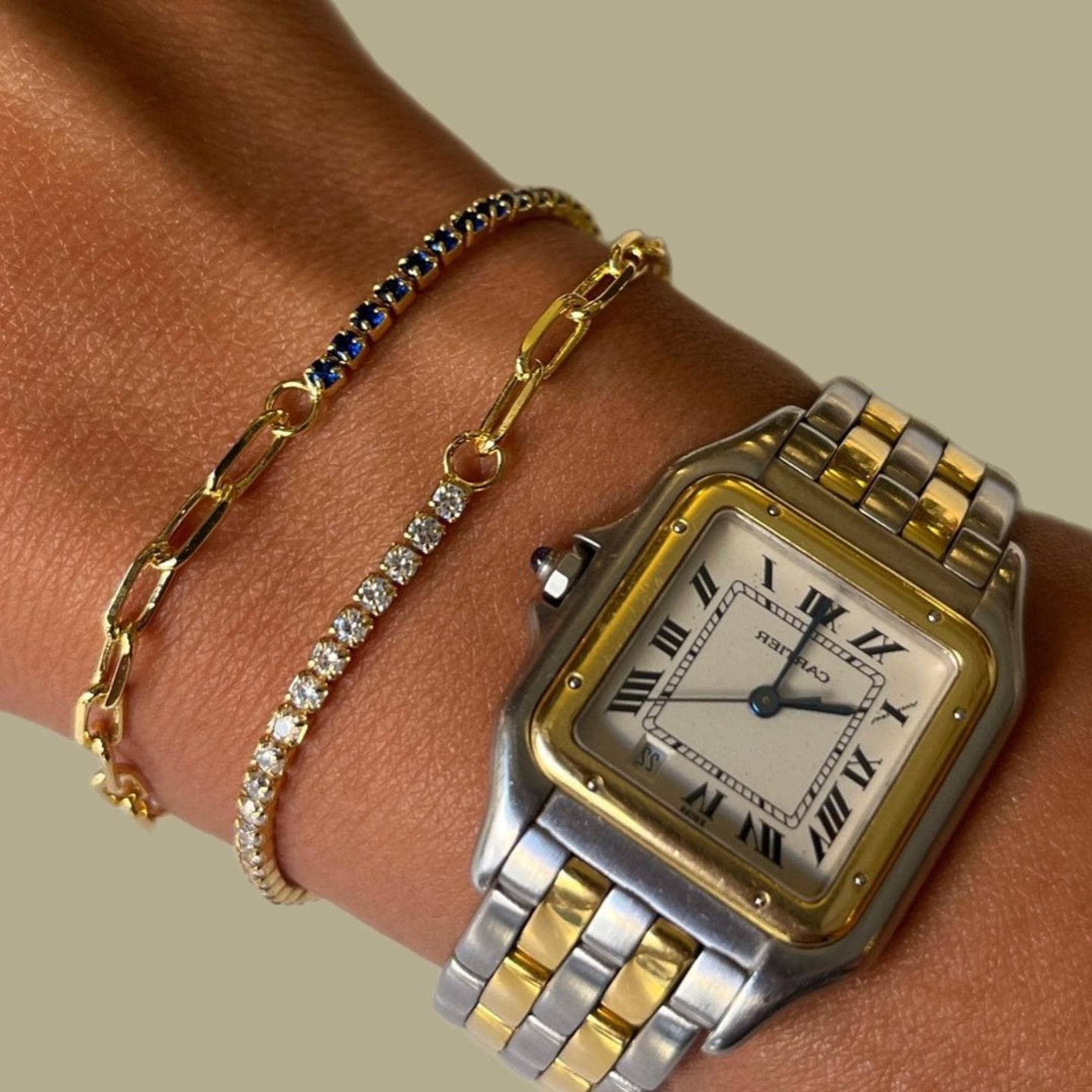 Stacking watch and on sale bracelets