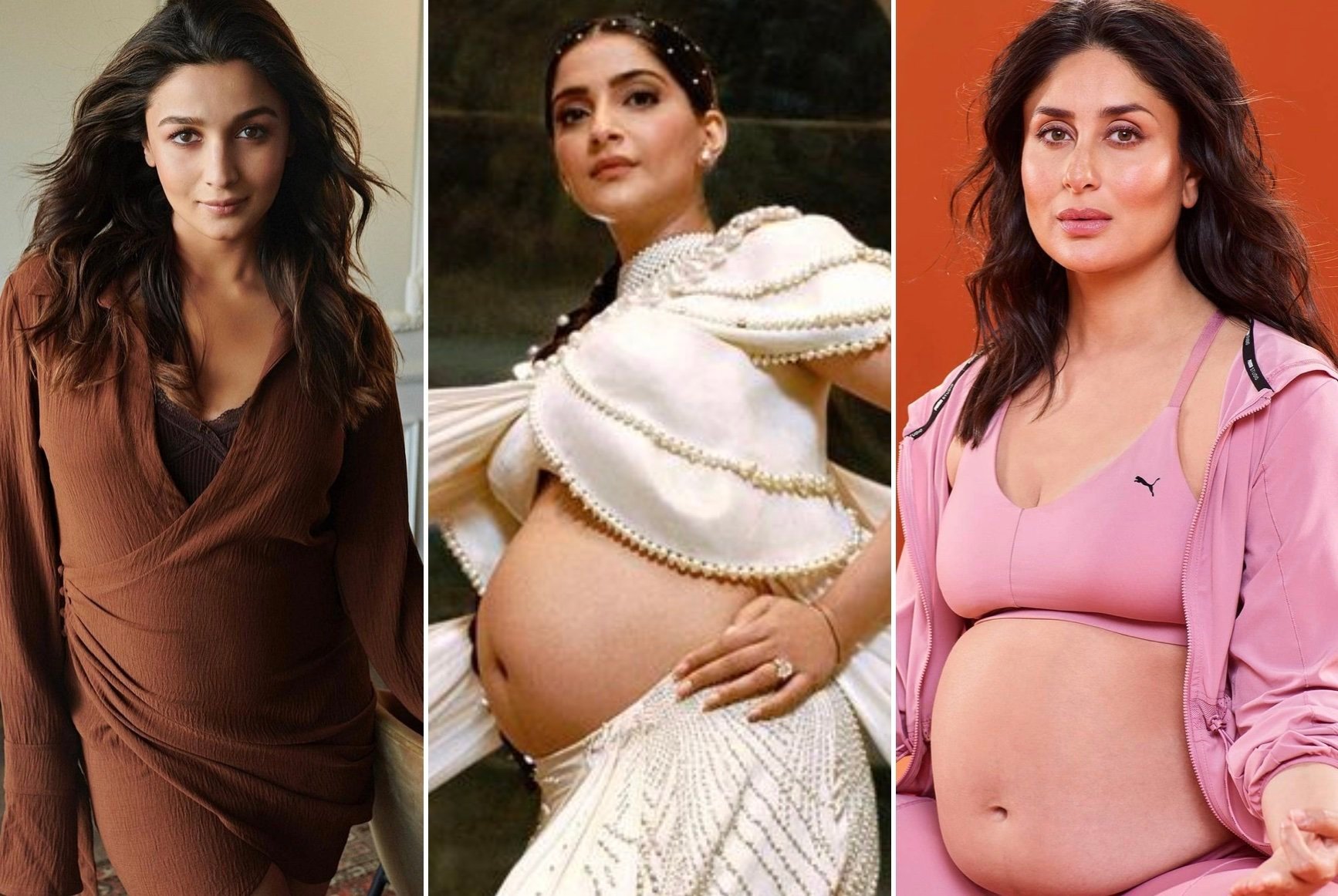 Bollywood’s Alia Bhatt, Sonam Kapoor and Kareena Kapoor all rocked their pregnancies. Photos: @aliaabhatt, @sonamkapoor, @kareenakapoorkhan/Instagram