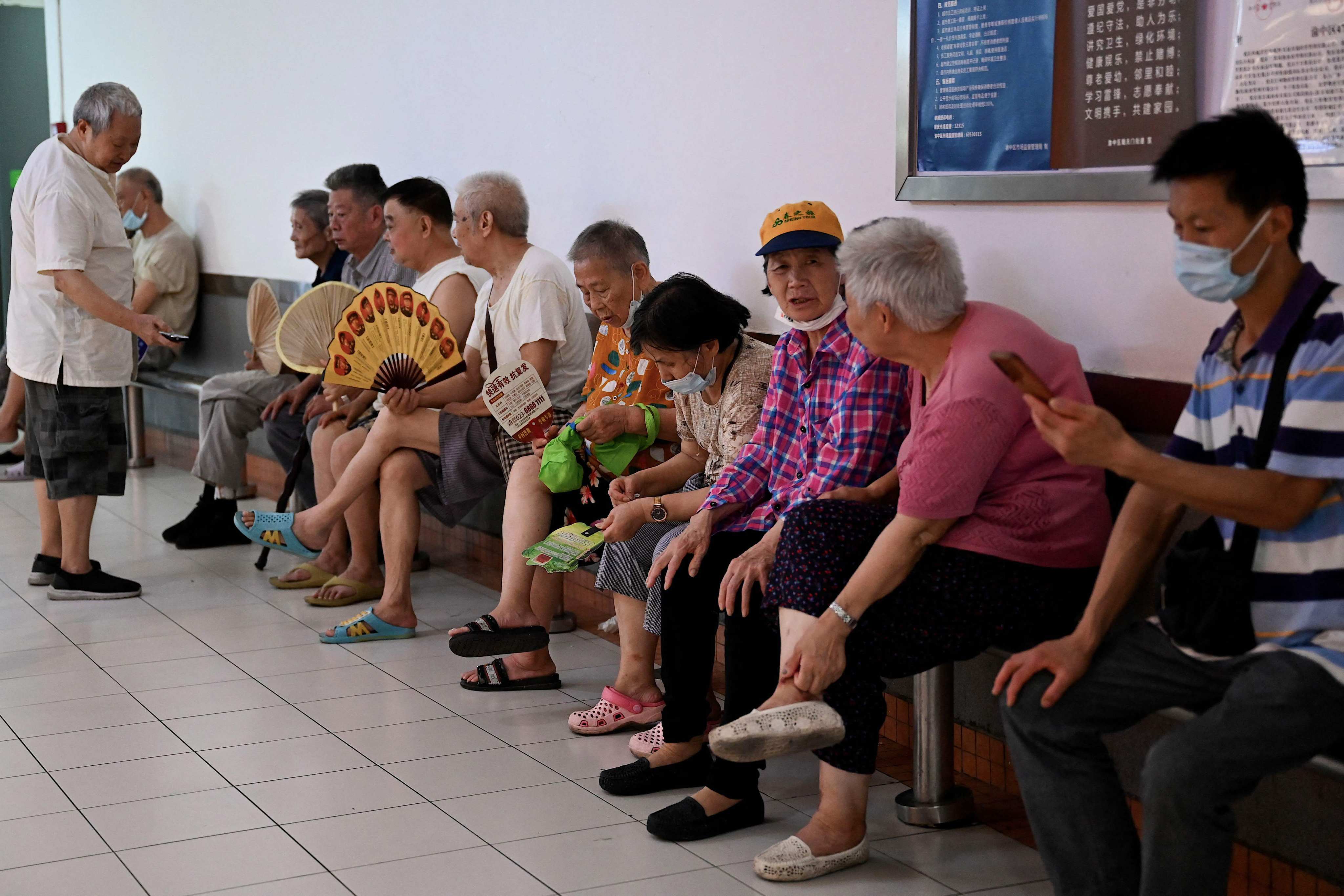 Last year, China’s population aged over 60 rose from 264.02 million to 267.36 million, representing 18.9 per cent of the total. Photo: AFP