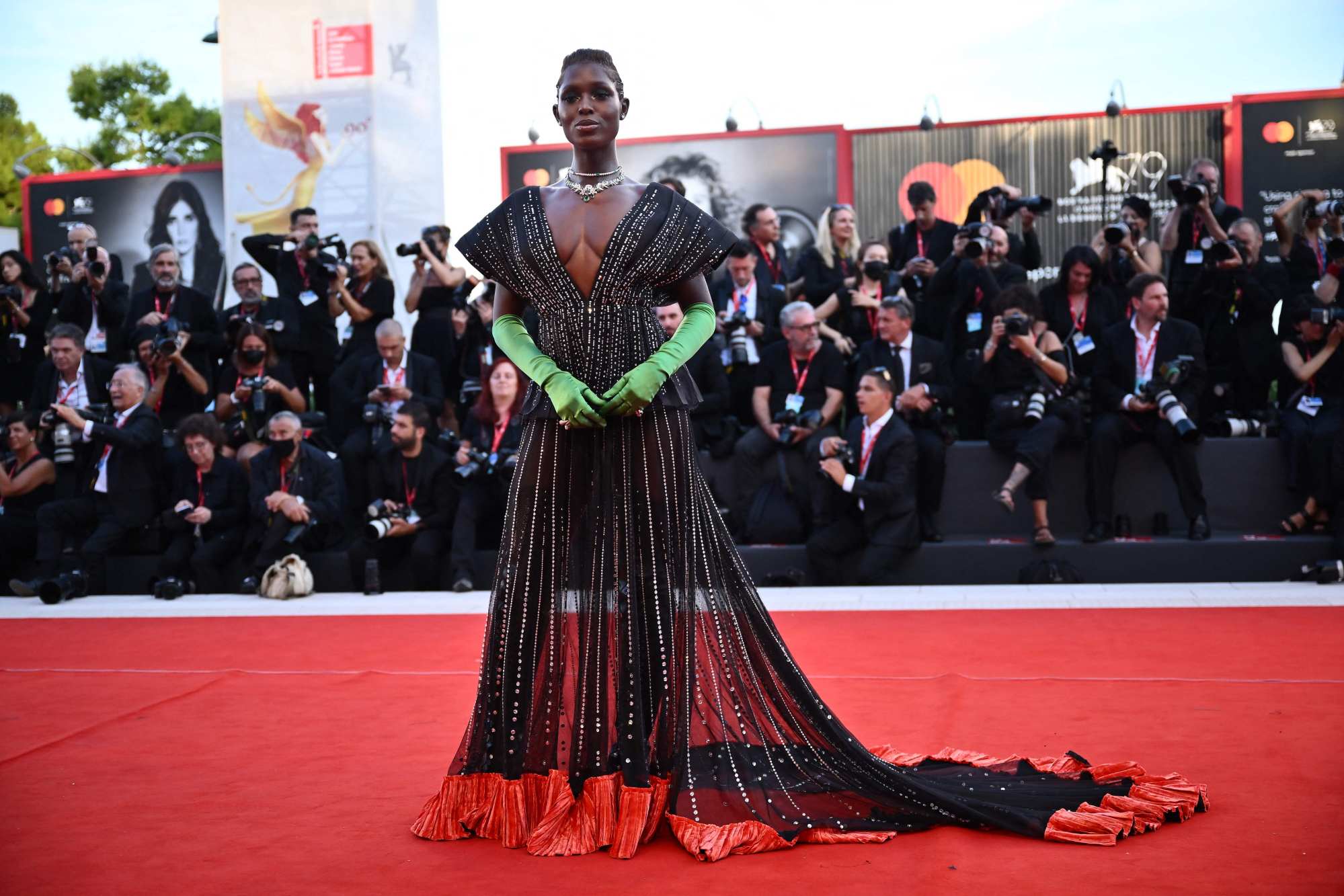 Julianne Moore in Gucci at the Venice Film Festival - Arrivals 79th Venice  - 3