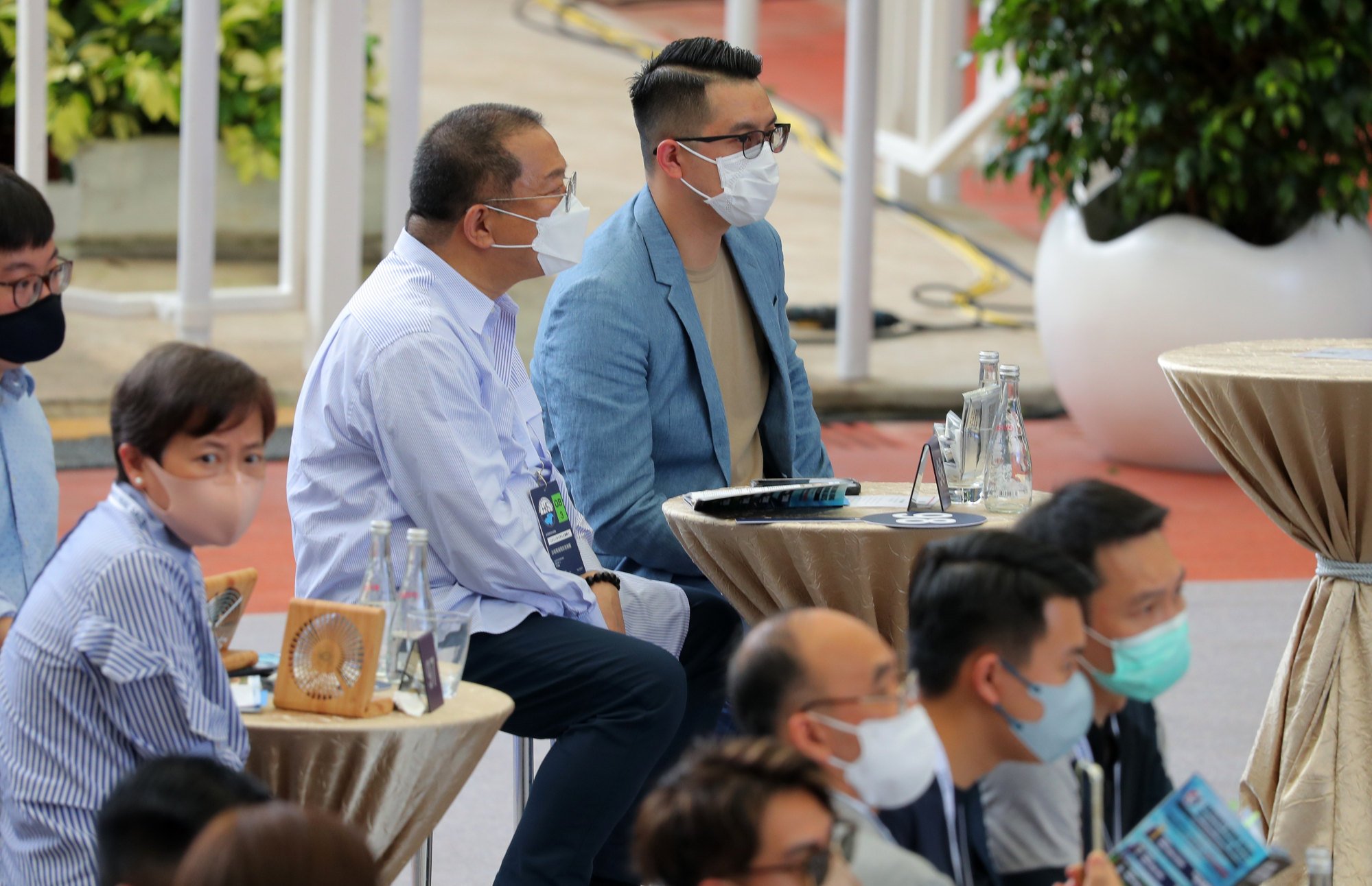 Pierre Ng with prospective owners at this year’s Hong Hong International Sale.