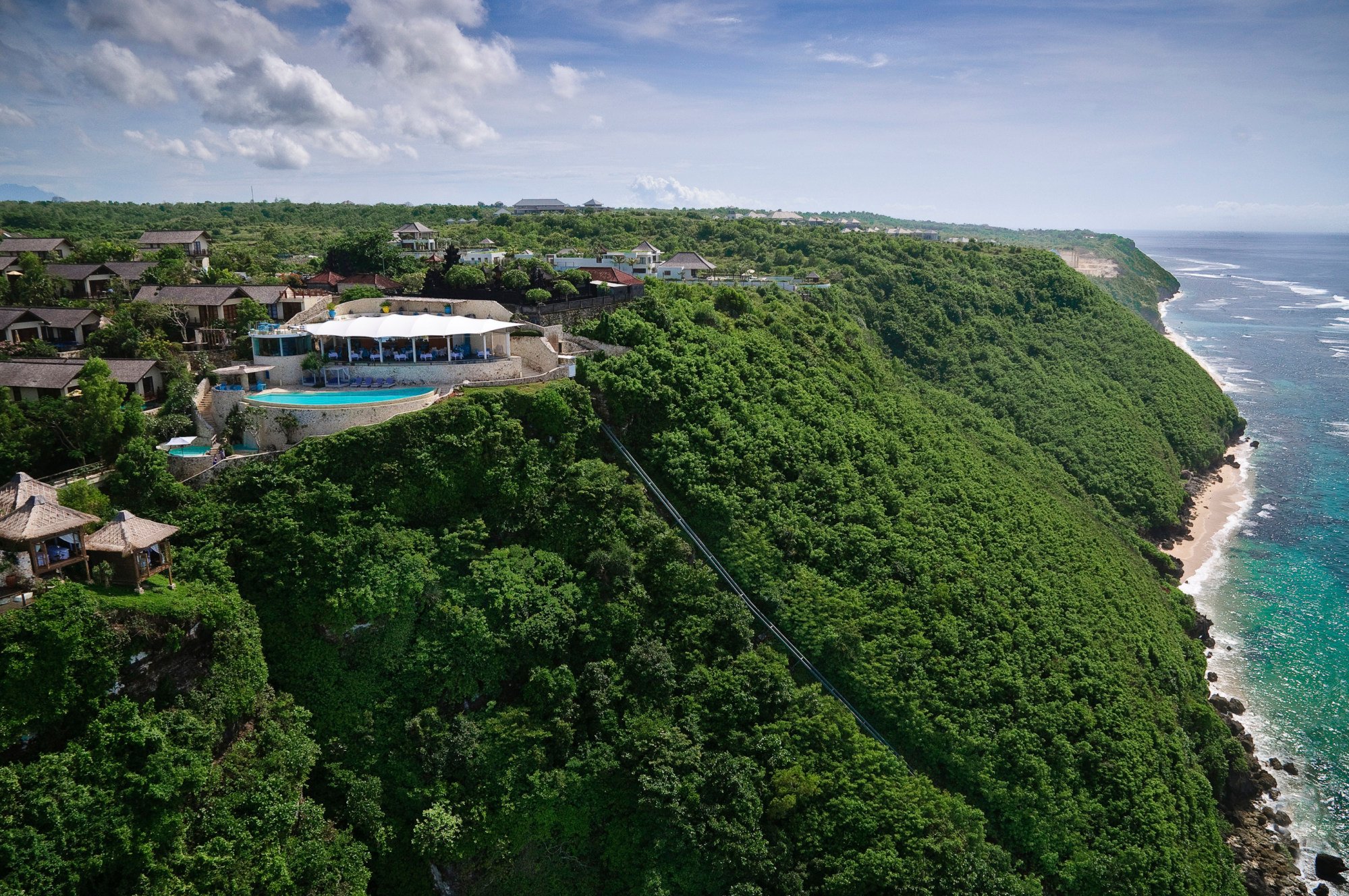 An aerial shot of Karma Beach Bali. Photo: Karma Beach Bali