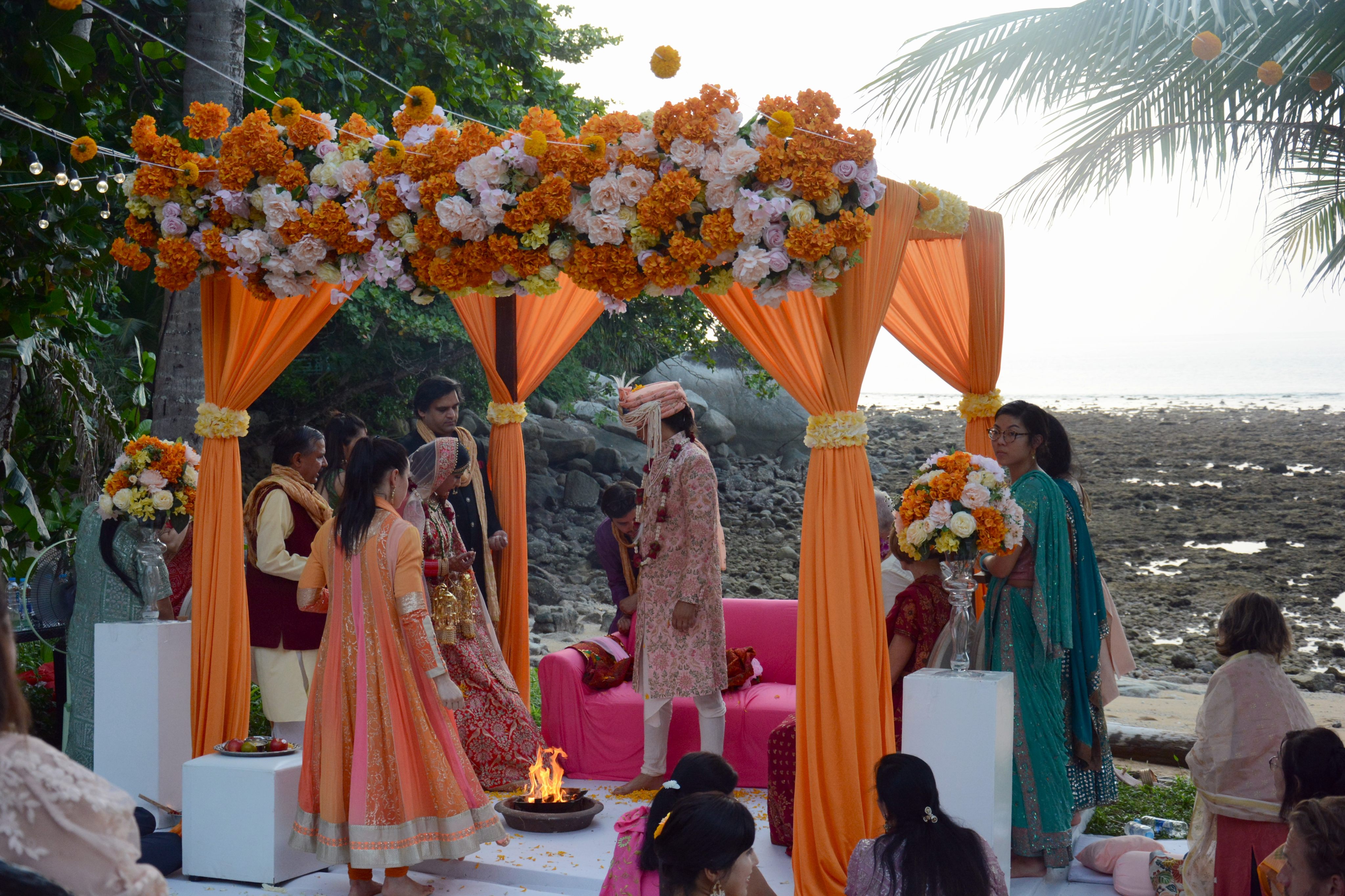 An Indian wedding celebration in Phuket, Thailand. Photo: Shutterstock