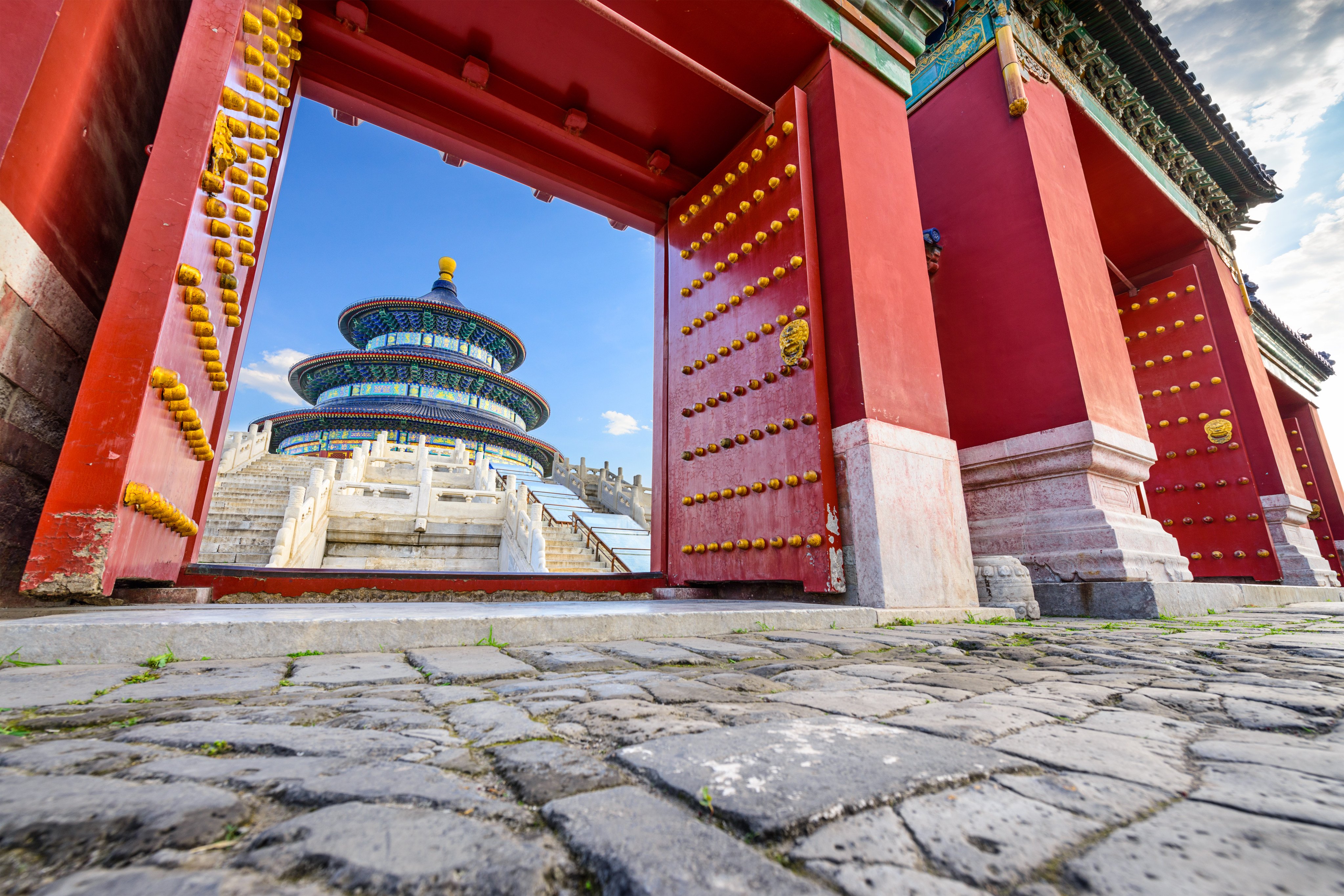 Open doors at The Temple of Heaven in Beijing, China’s capital. Photo: Shutterstock