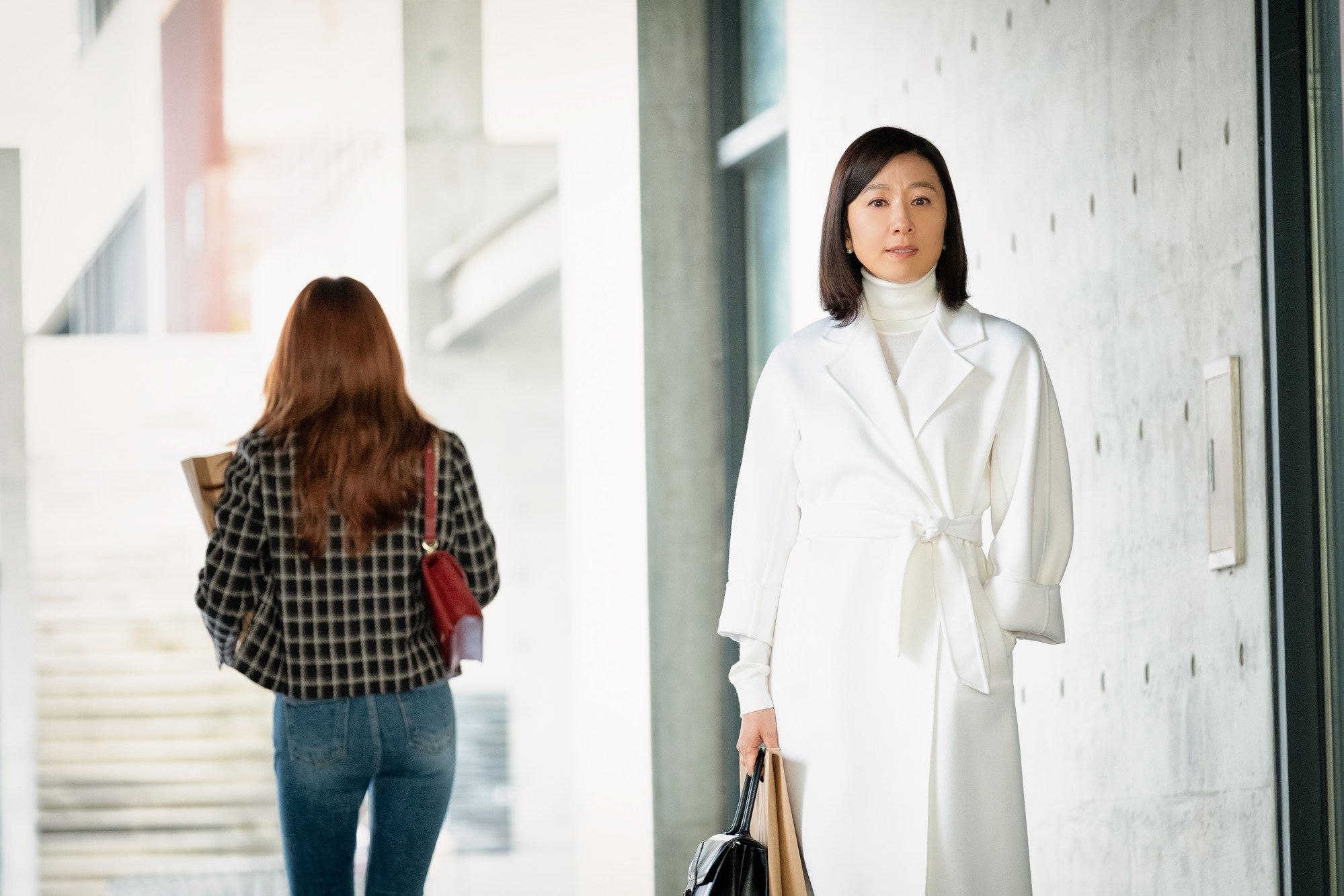 Kim Hee-ae in a still from The World of the Married.