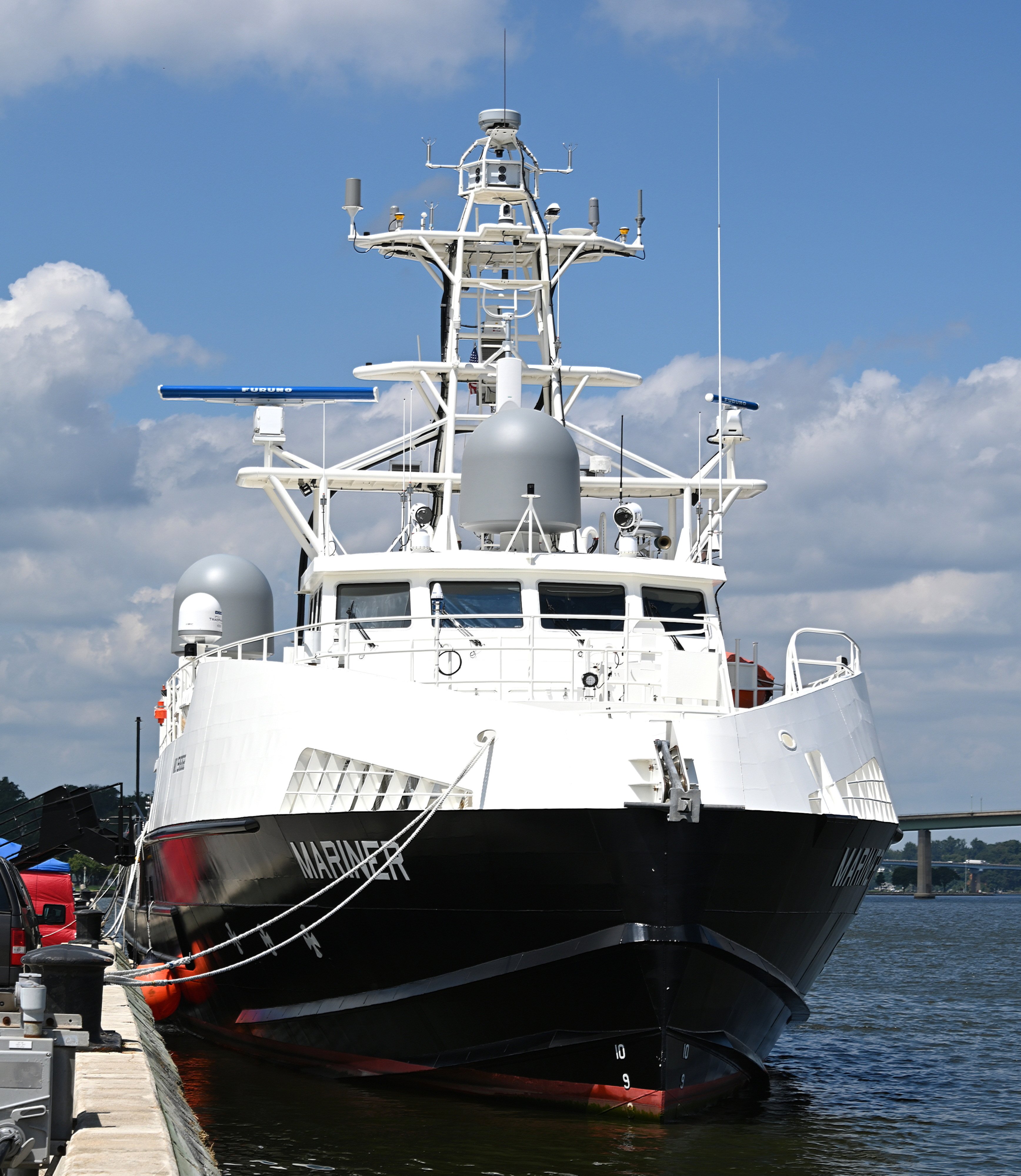 The US Navy’s Mariner is a test vessel for the service’s manned/unmanned ship programme. Photo: Twitter