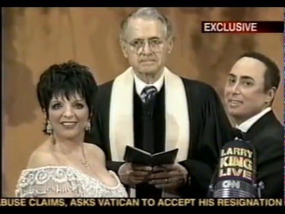 Liza Minnelli and David Gest’s wedding is still considered one of the most OTT of all time. Photo: YouTube