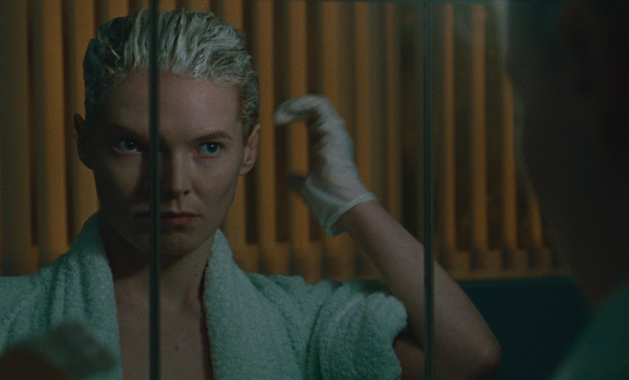 Rosy McEwen in a still from Blue Jean. Photo: Helene Sifre