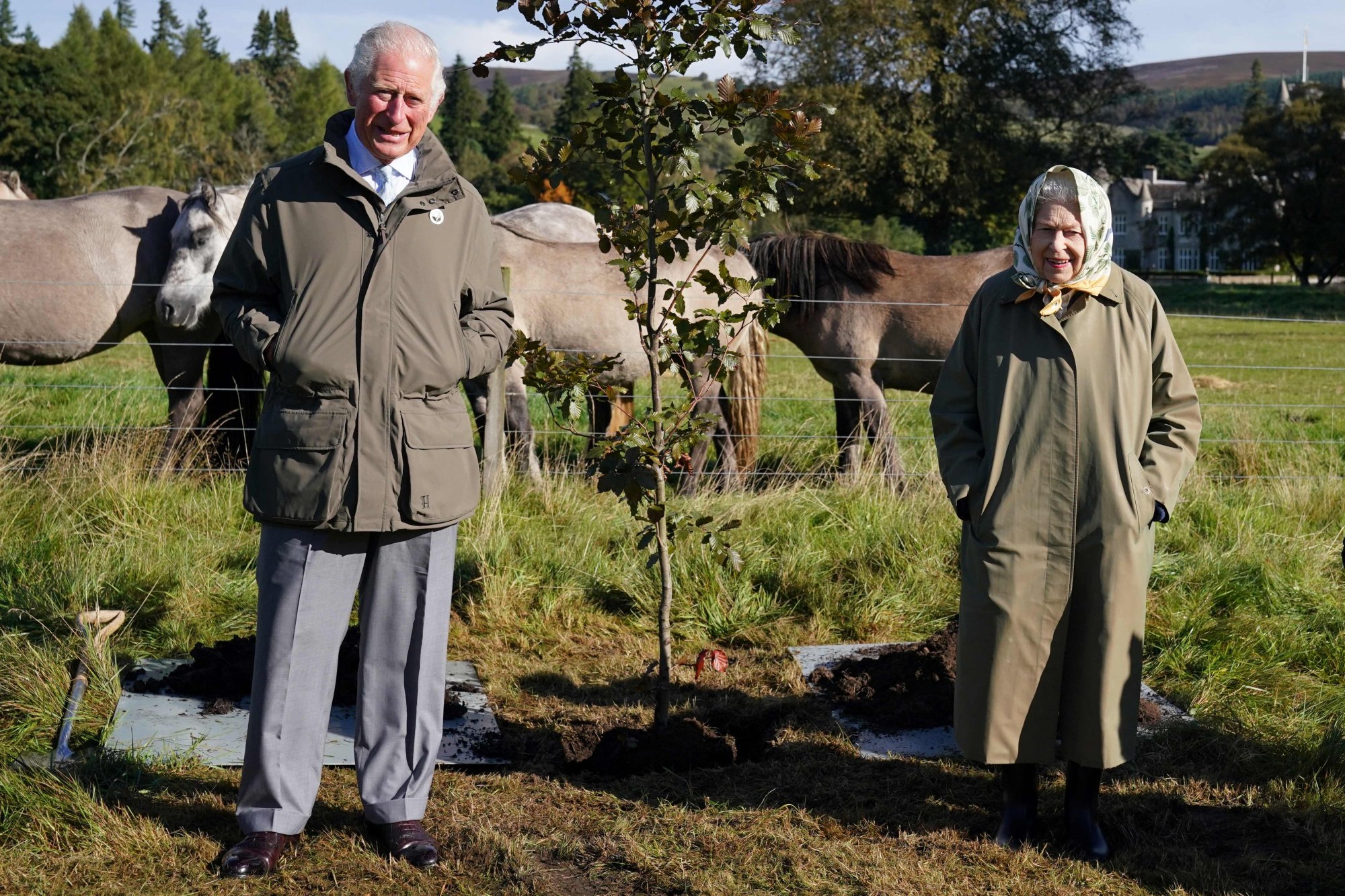 Charles at the Balmoral Estate in Scotland on October 1, 2021. Photo: AFP