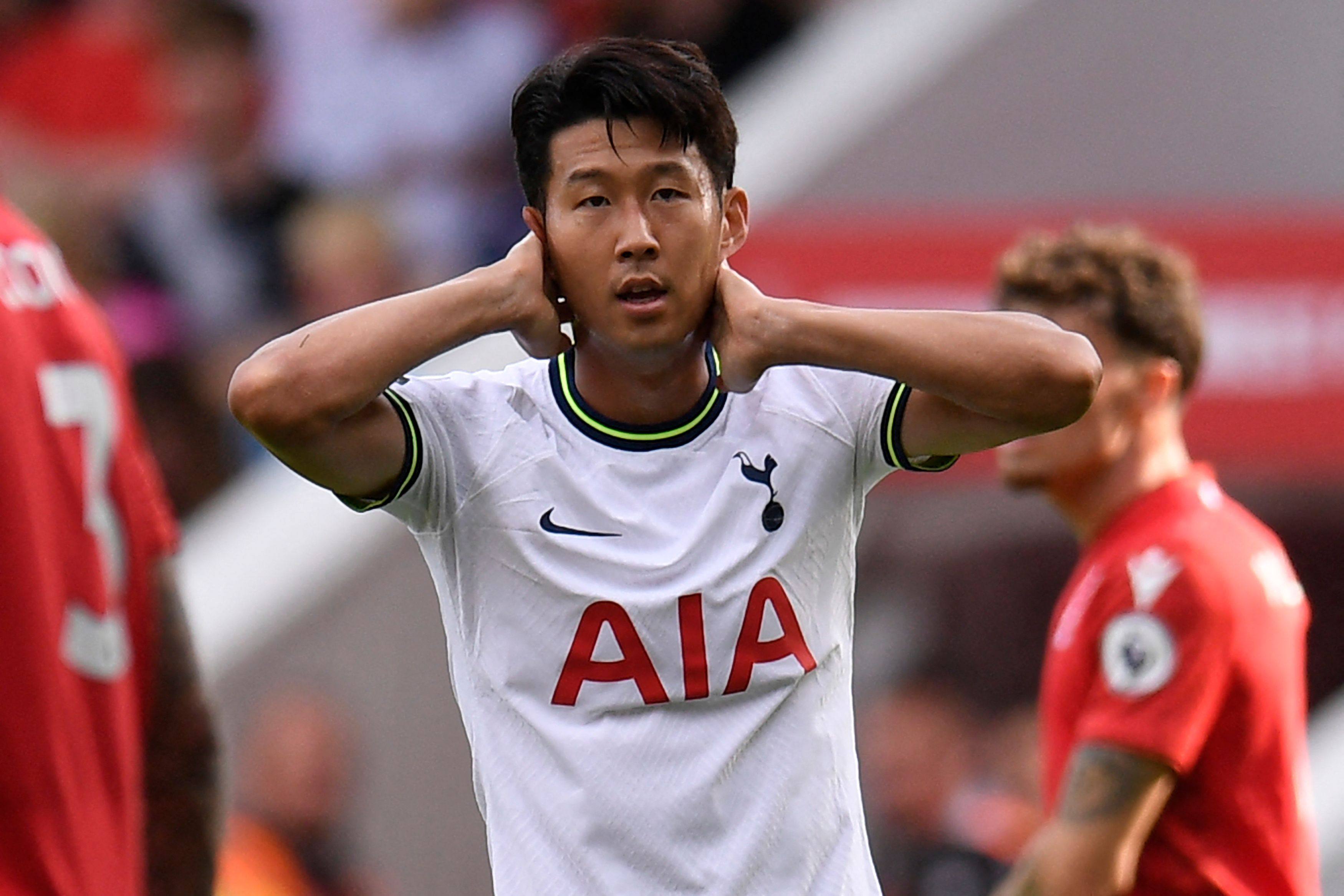 Son Heung-min has not scored yet this season for Tottenham Hotspur. Photo: AFP