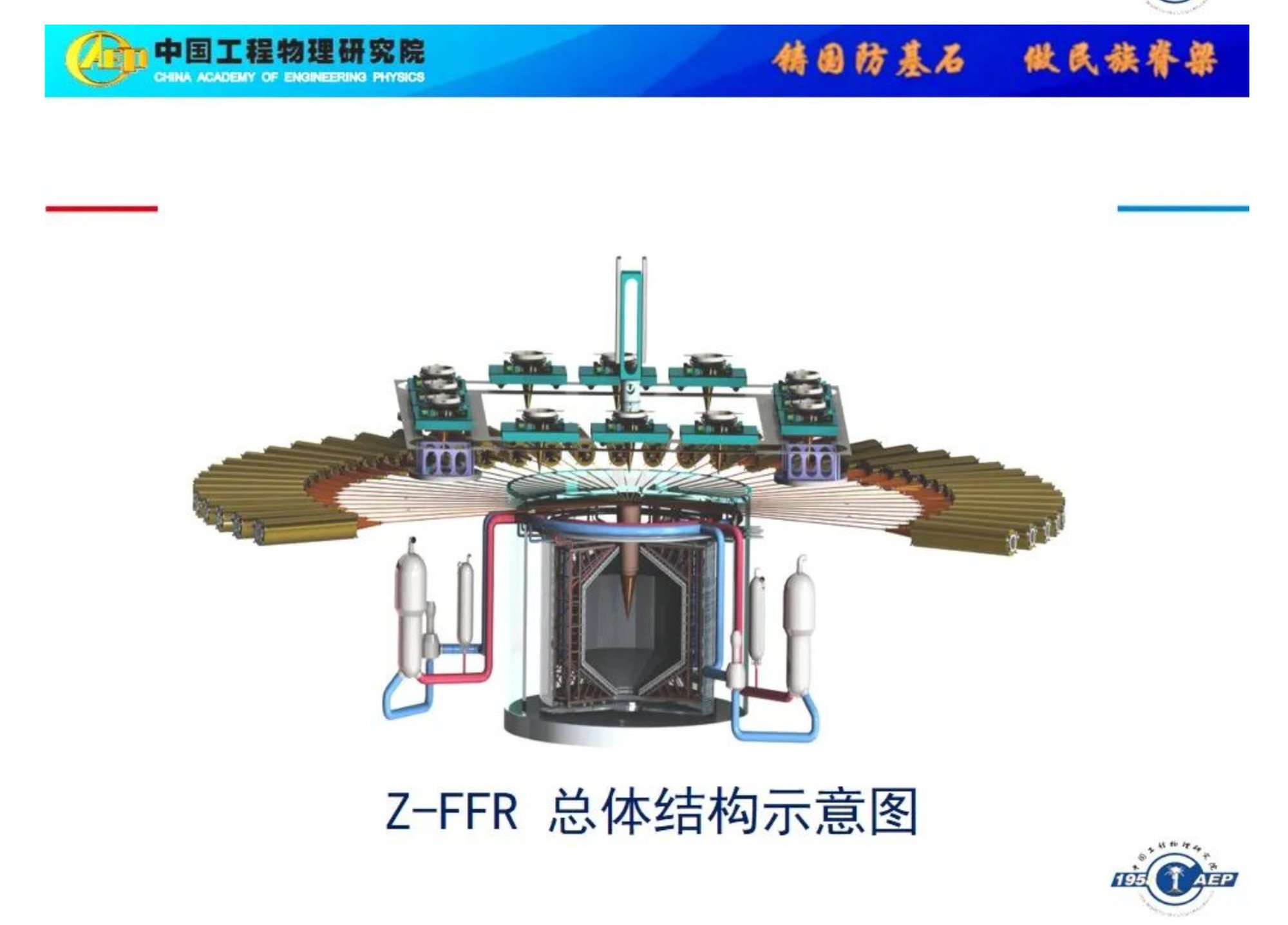 A diagram of the overall structure of China’s planned Z Fusion Fission Reactor. Photo: China Academy of Engineering Physics
