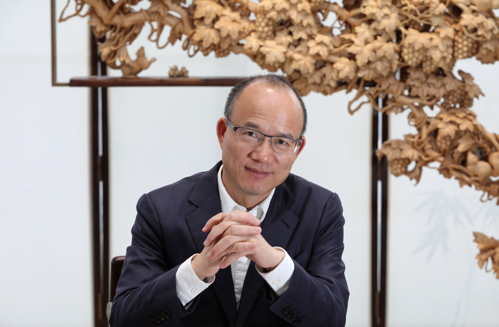 Guo Guangchang, co-founder and chairman of the Fosun Group, during an interview in Shanghai on November 12, 2018. Photo: Simon Song