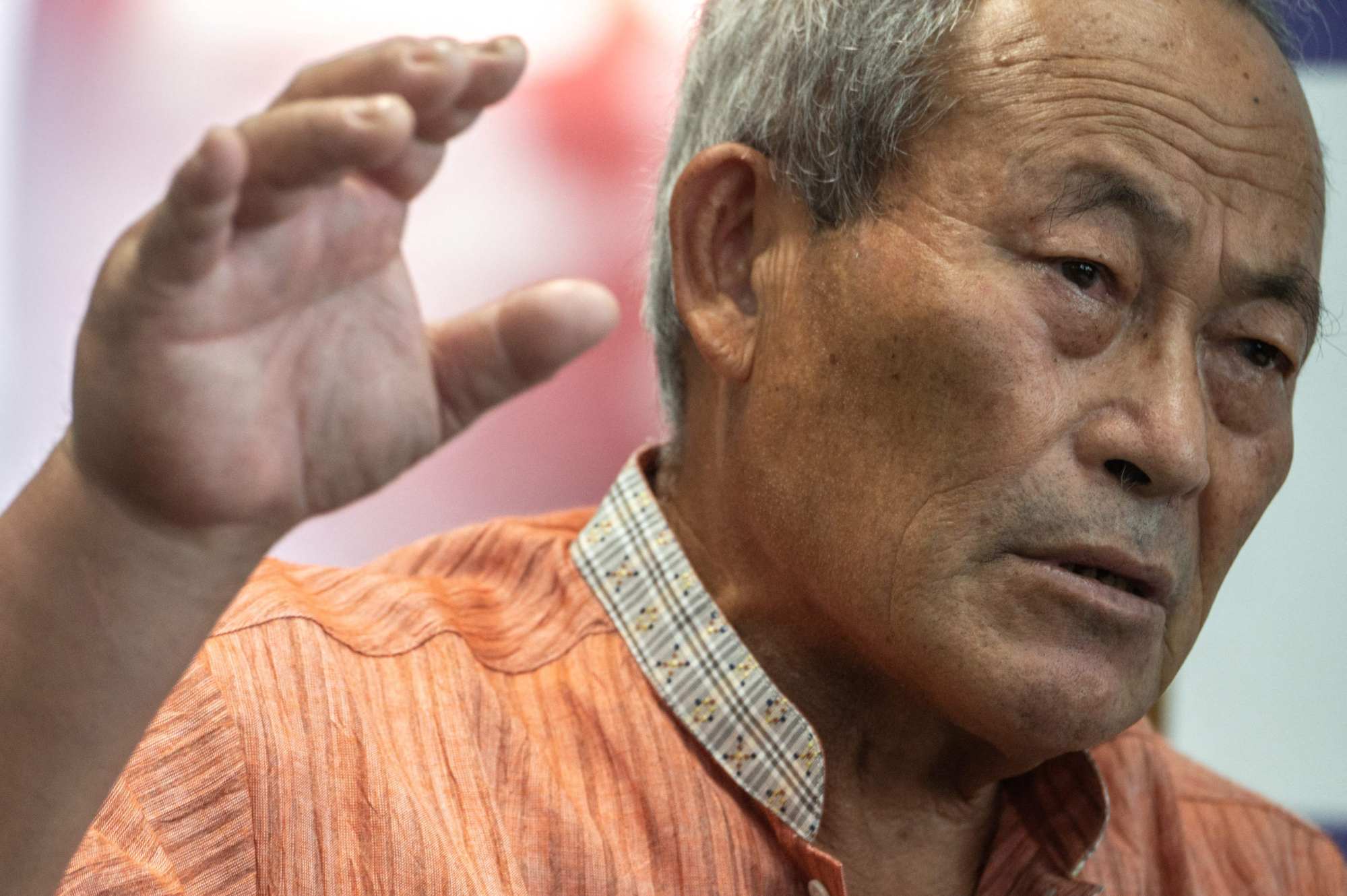 Yonaguni Mayor Kenichi Itokazu. Photo: AFP