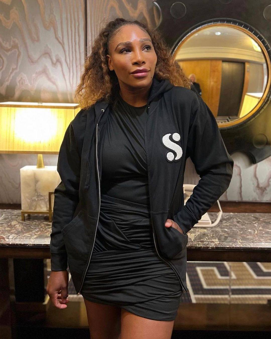 Williams in a performance wear outfit from S by Serena. Photo: Instagram