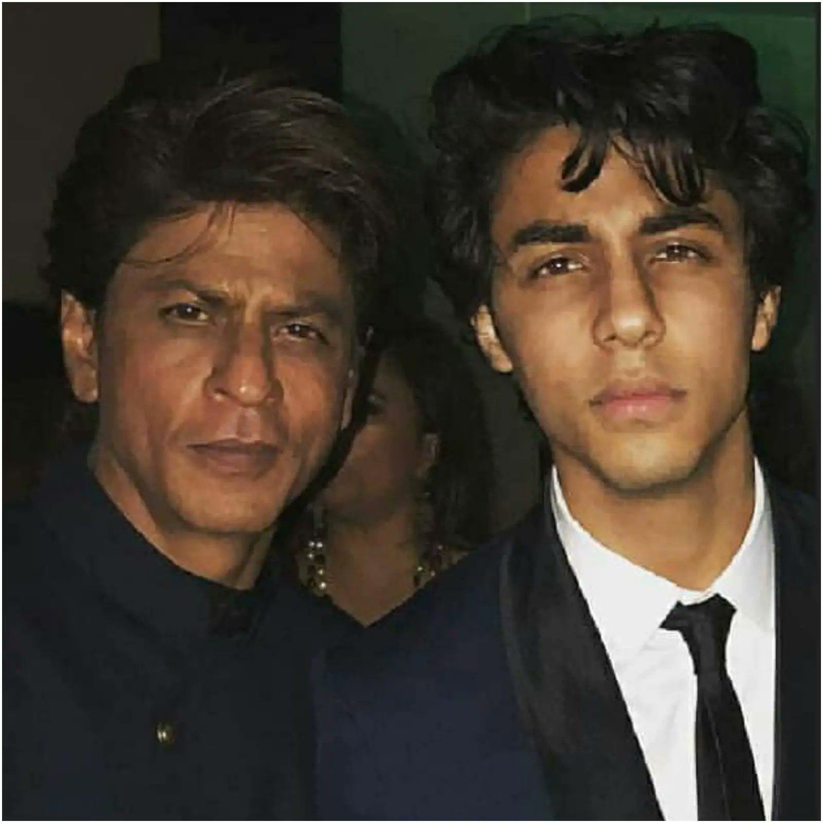 Aryan Khan (right), son of Bollywood megastar Shah Rukh Khan (left), is making waves on social media after sharing photos from a promotional shoot on Instagram. Photo: Twitter/@vaibhavkaushik