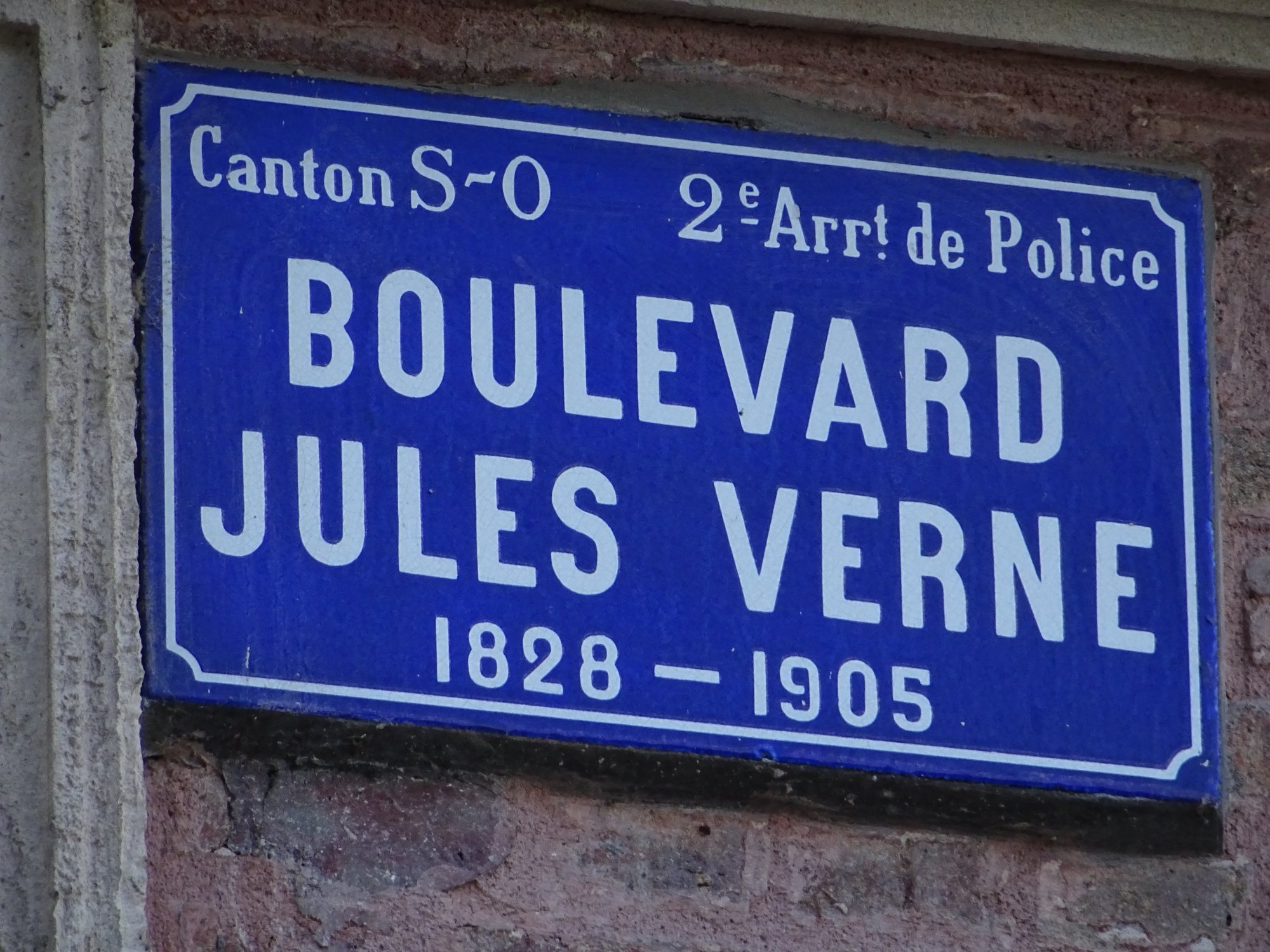 As well as Jules Verne Square and Jules Verne House, the author has a street named after him. Photo: Tamara Hinson