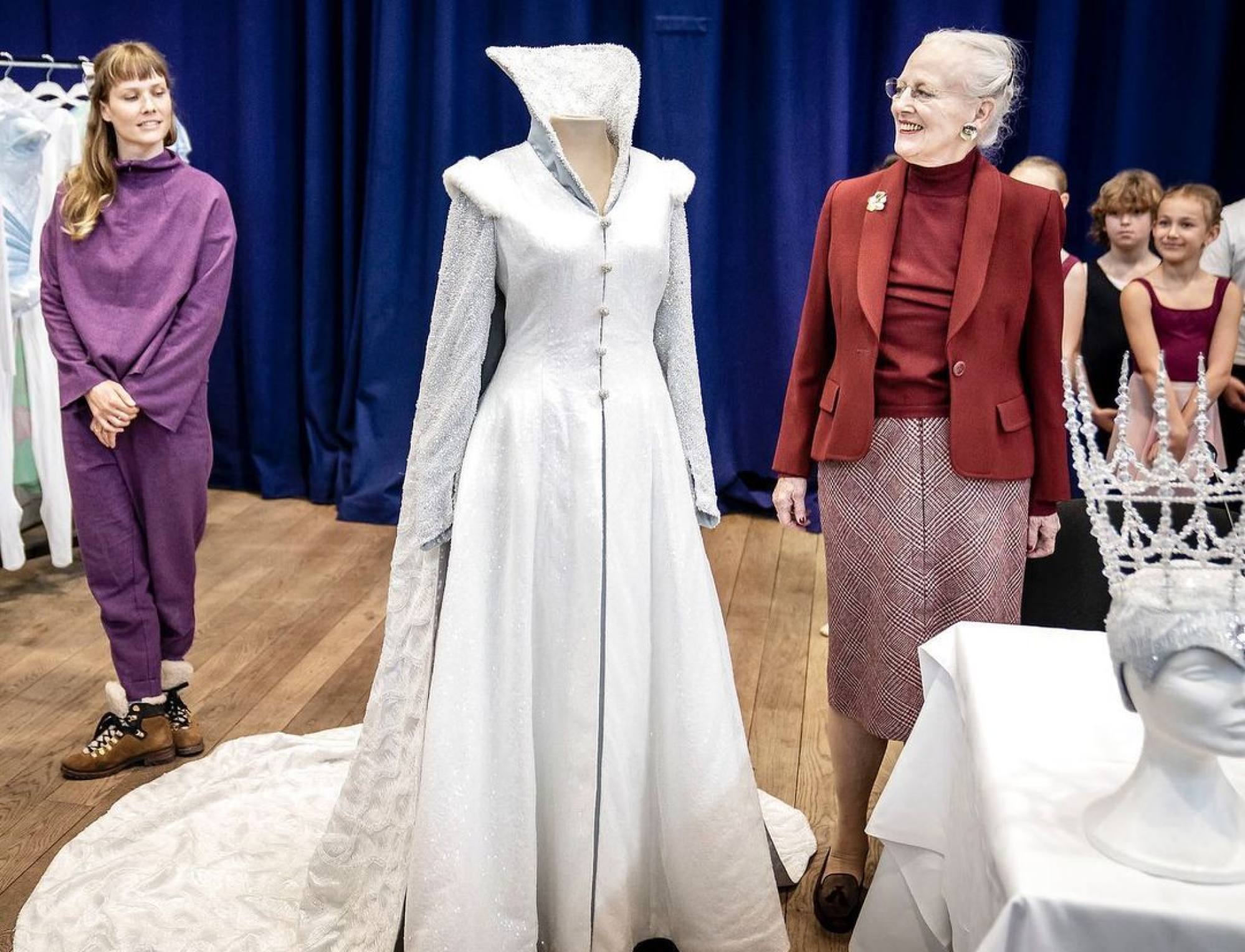 Queen Margrethe of Denmark has long been a fashion icon in her nation. Photo: AP