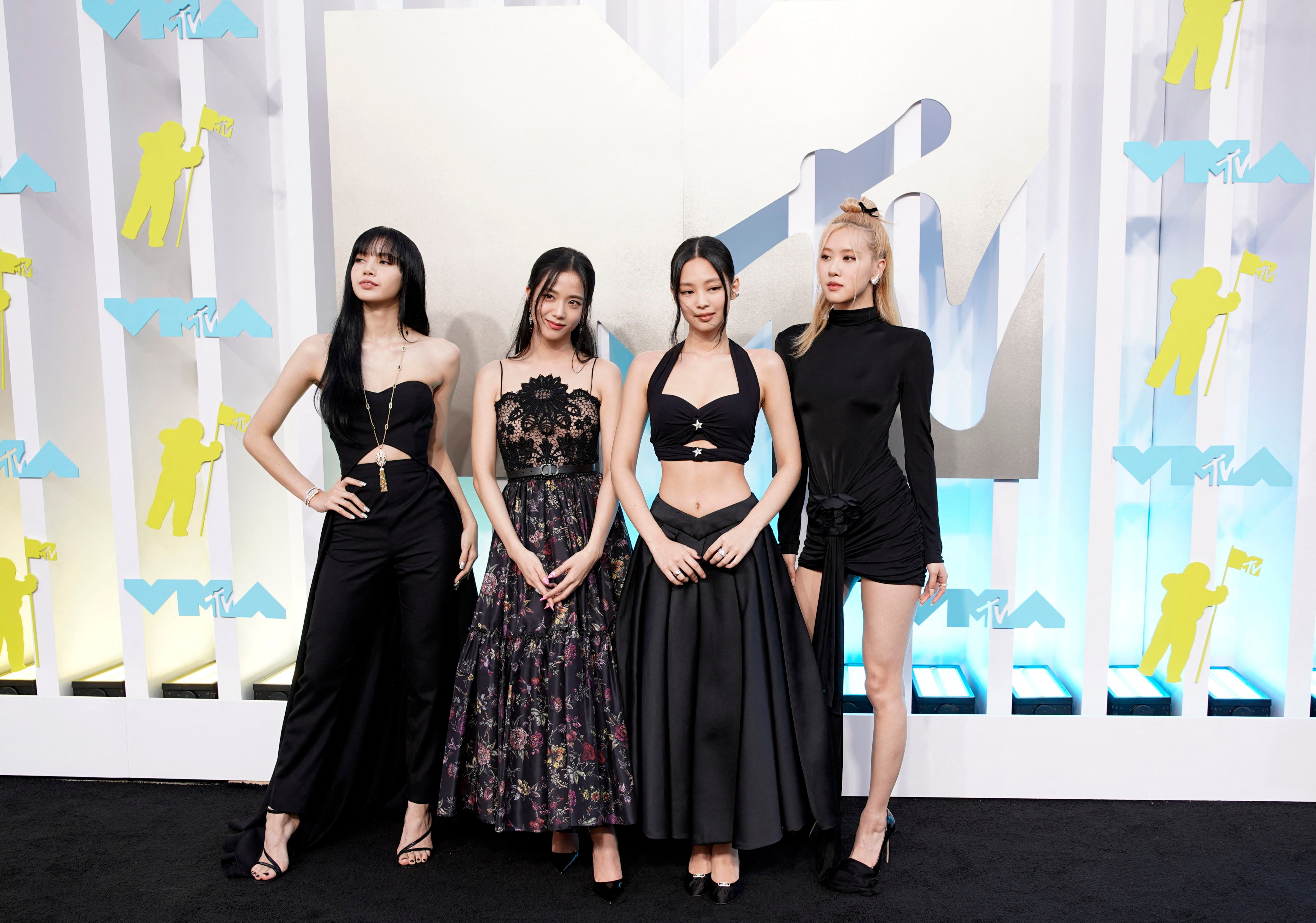 Blackpink at the 2022 MTV Video Music Awards in New York. The K-pop girl group have just dropped their second album, Born Pink. Photo: Reuters