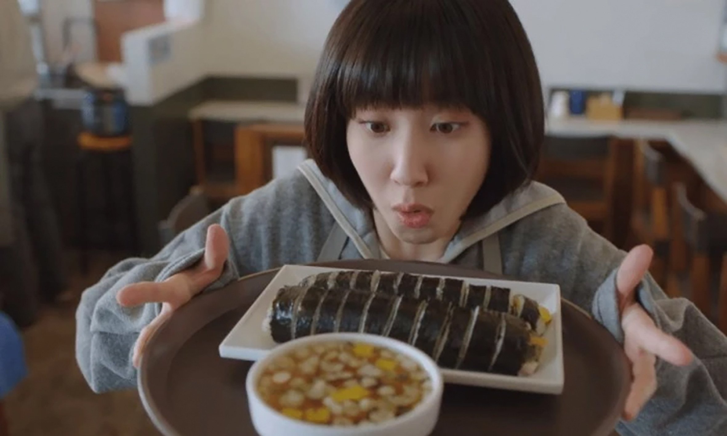 Kimbap is protagonist Young-woo’s favourite food in the international hit Netflix series Extraordinary Attorney Woo. The feature has led to a surge in popularity for the Korean snack. Photo: Netflix