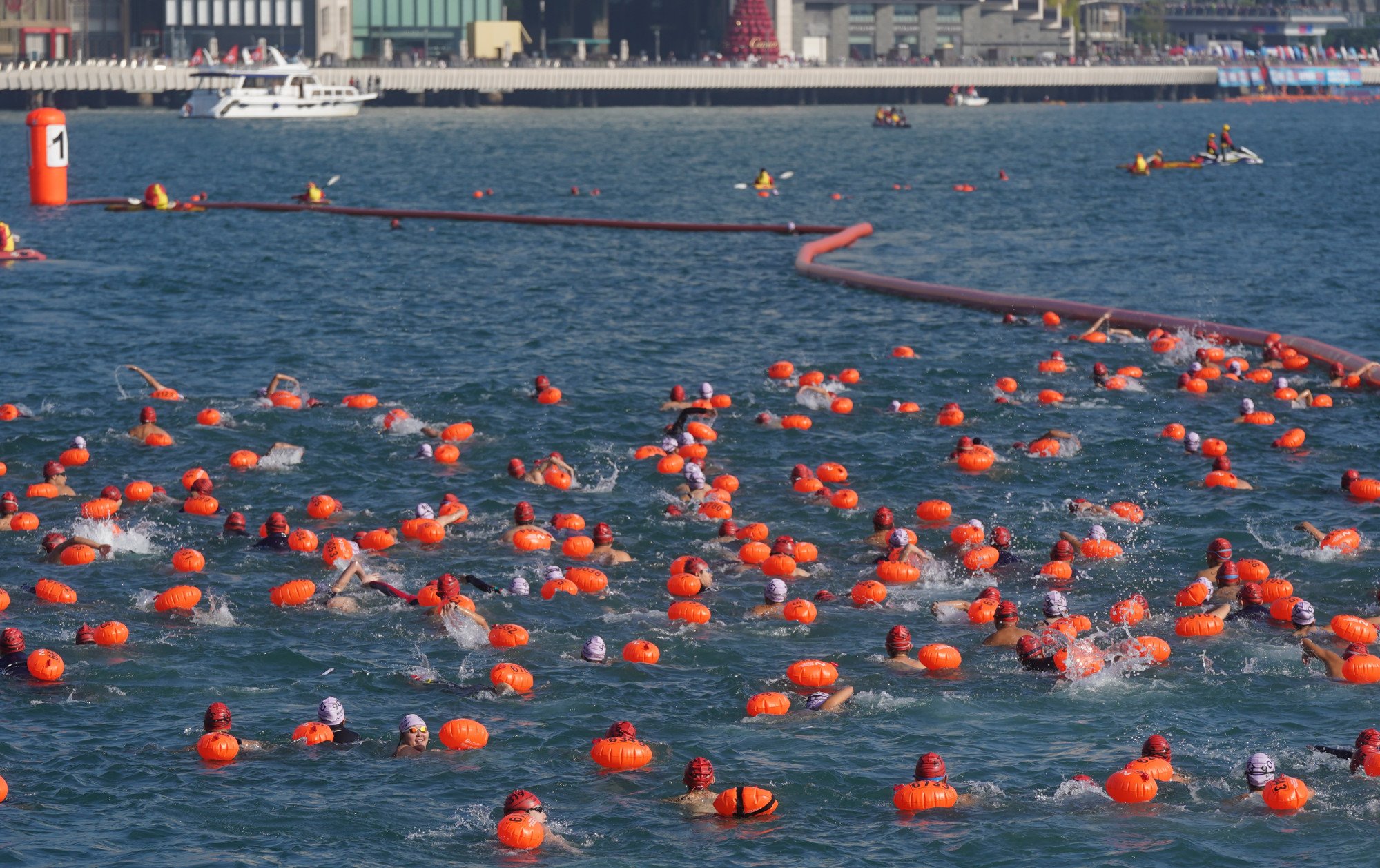 2021 Harbour Race in Victoria Harbour. Photo: Sam Tsang