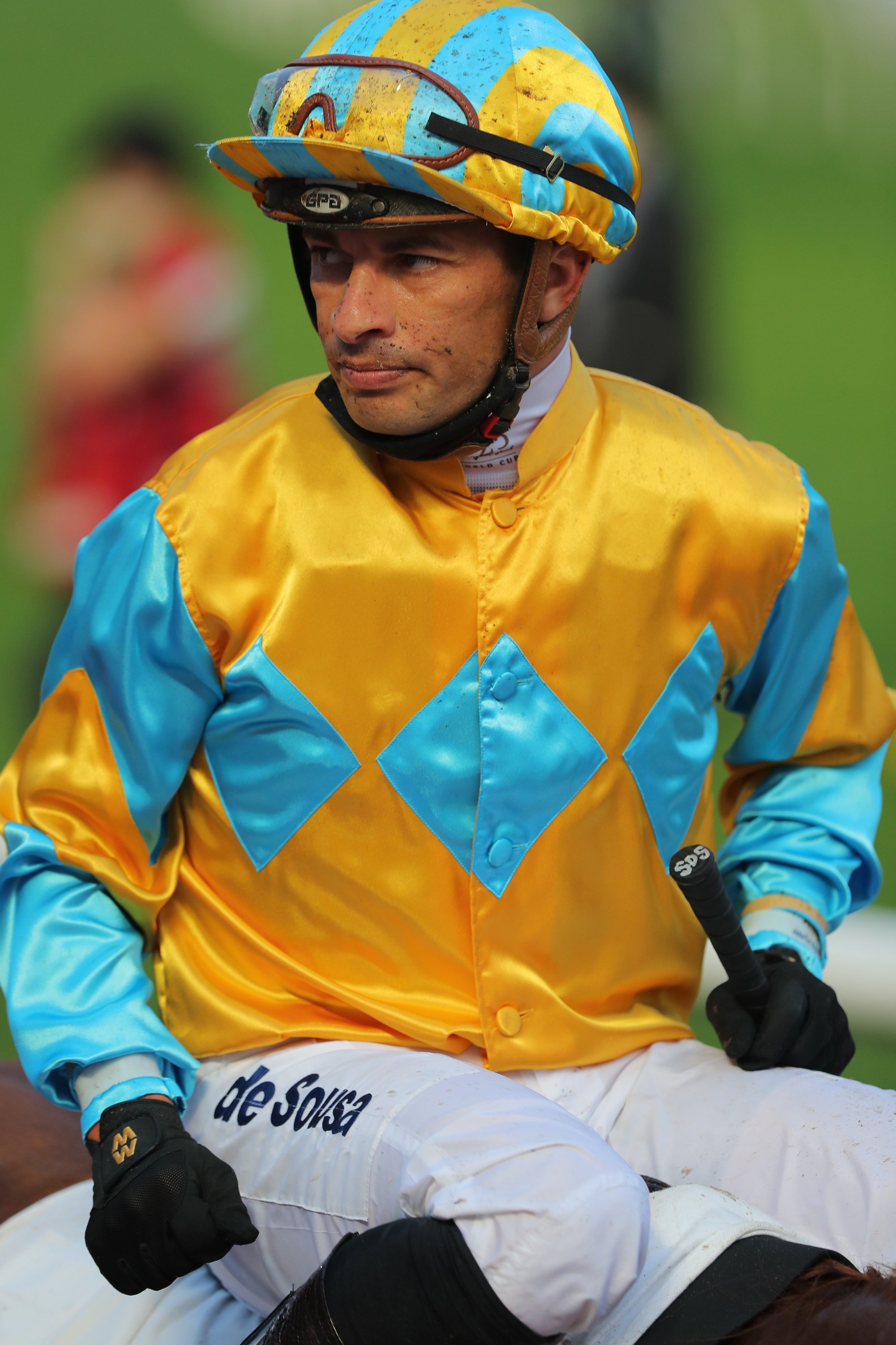 Silvestre de Sousa after a winner at Sha Tin on Sunday. Photo: Kenneth Chan