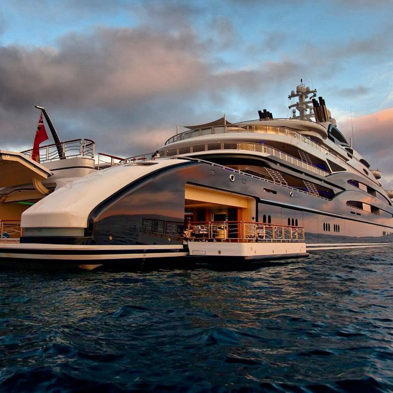Serene is one of the largest yachts in the world, formerly owned by Russian billionaire Yuri Shefler. Photo: @adayachts/Instagram