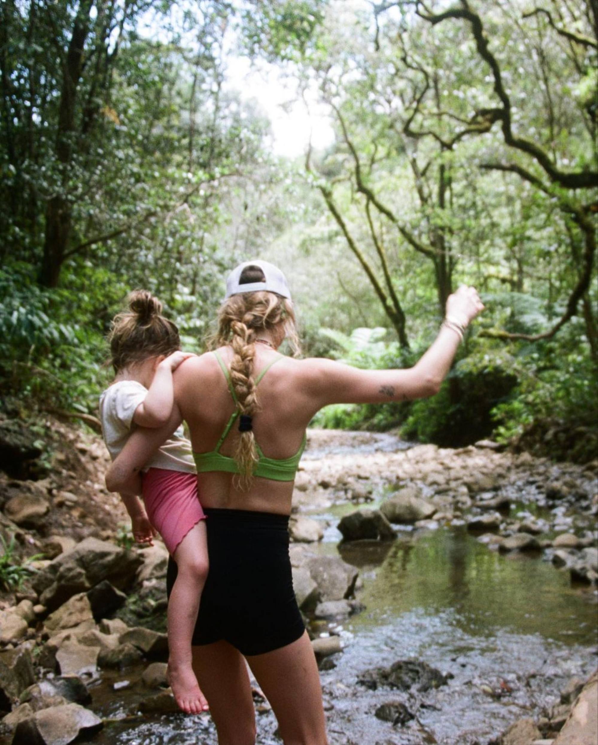 Behati Prinsloo appears to be a hands-on mum. Photo: @behatiprinsloo/Instagram