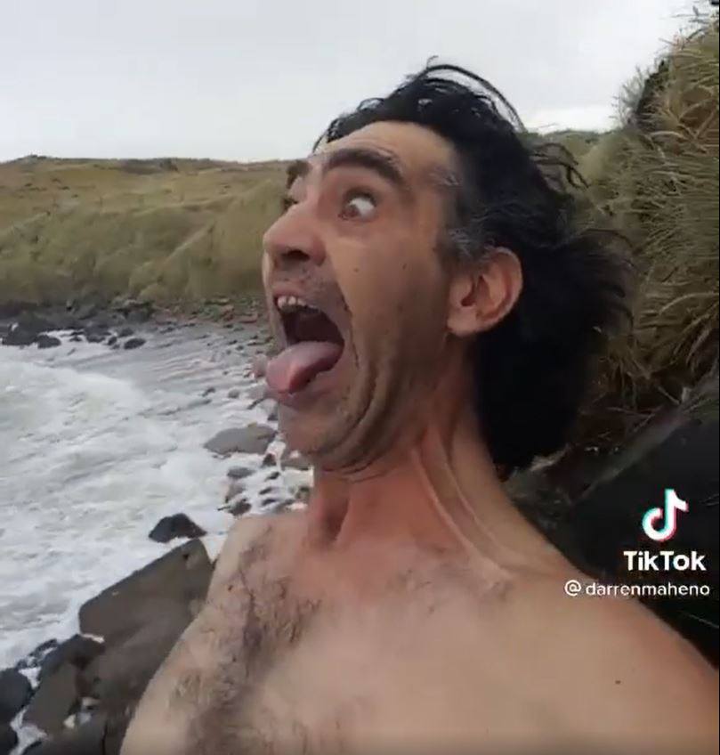 Darren Maheno seen in a screengrab from the last video he posted to TikTok over a year ago. Photo: TikTok / @darrenmaheno