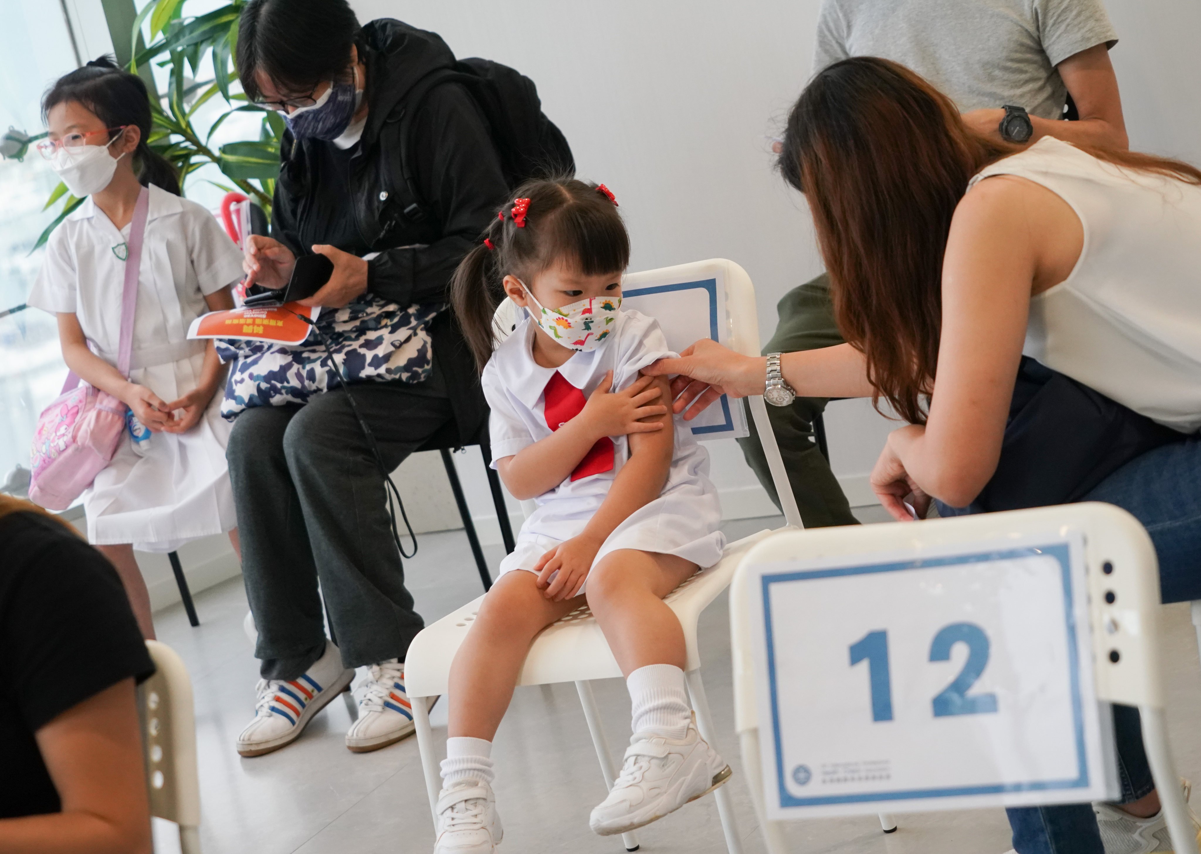 Health authorities in Hong Kong have confirmed receiving an application to make available BioNTech jabs for youngsters. Photo: Felix Wong