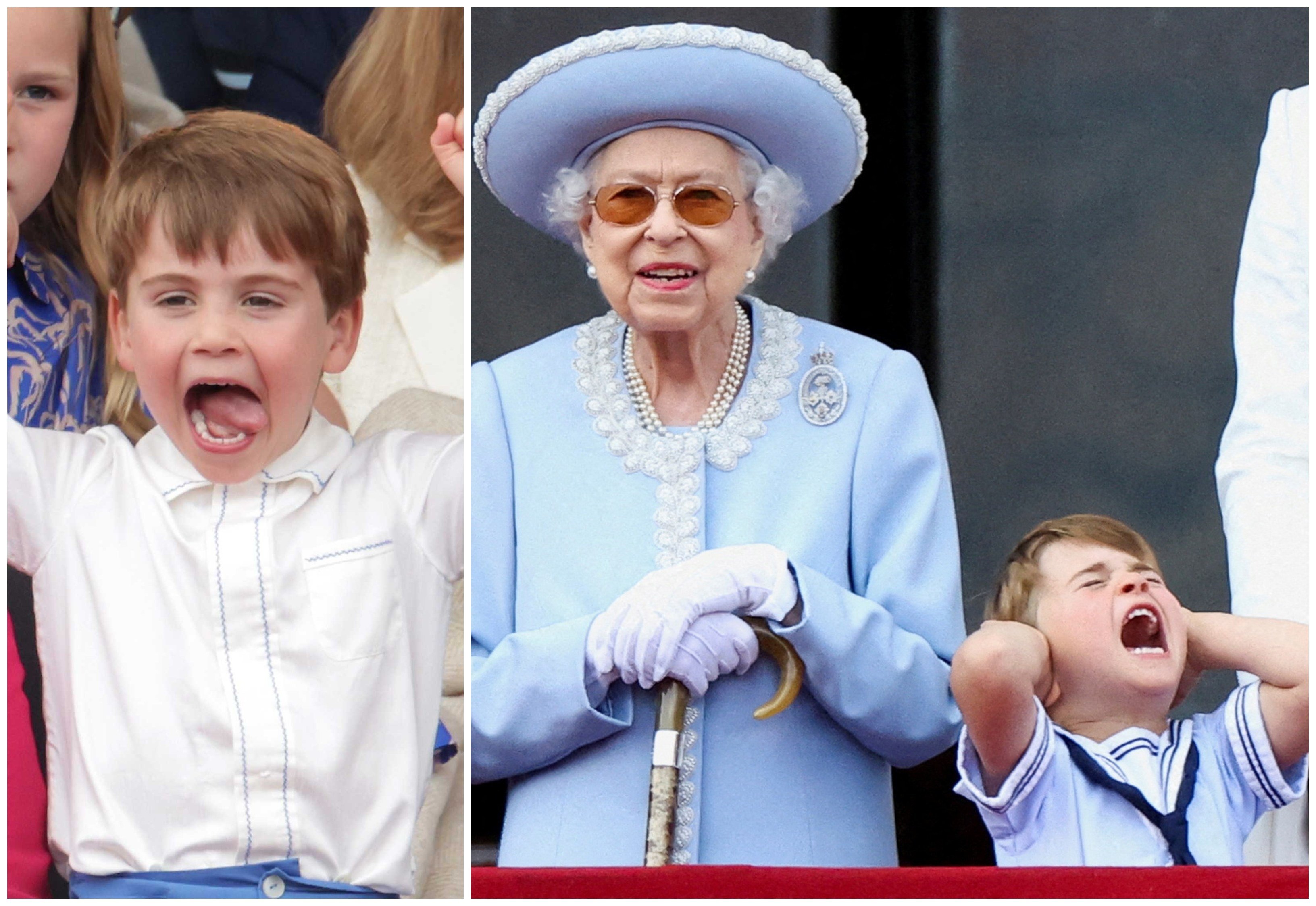 Prince Louis has been given the meme treatment online thanks to his adorable and cheeky moments. Photos: Getty