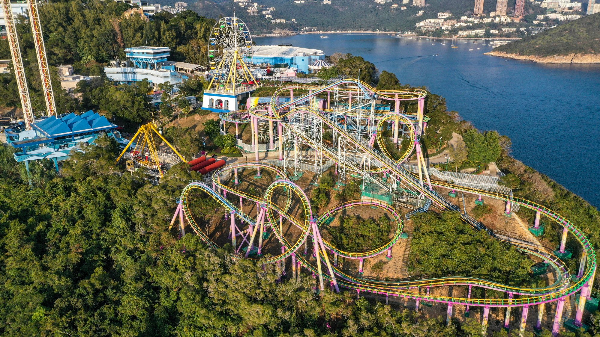 Ocean Park is located in the southern district of Hong Kong.  Photo: Martin Chan