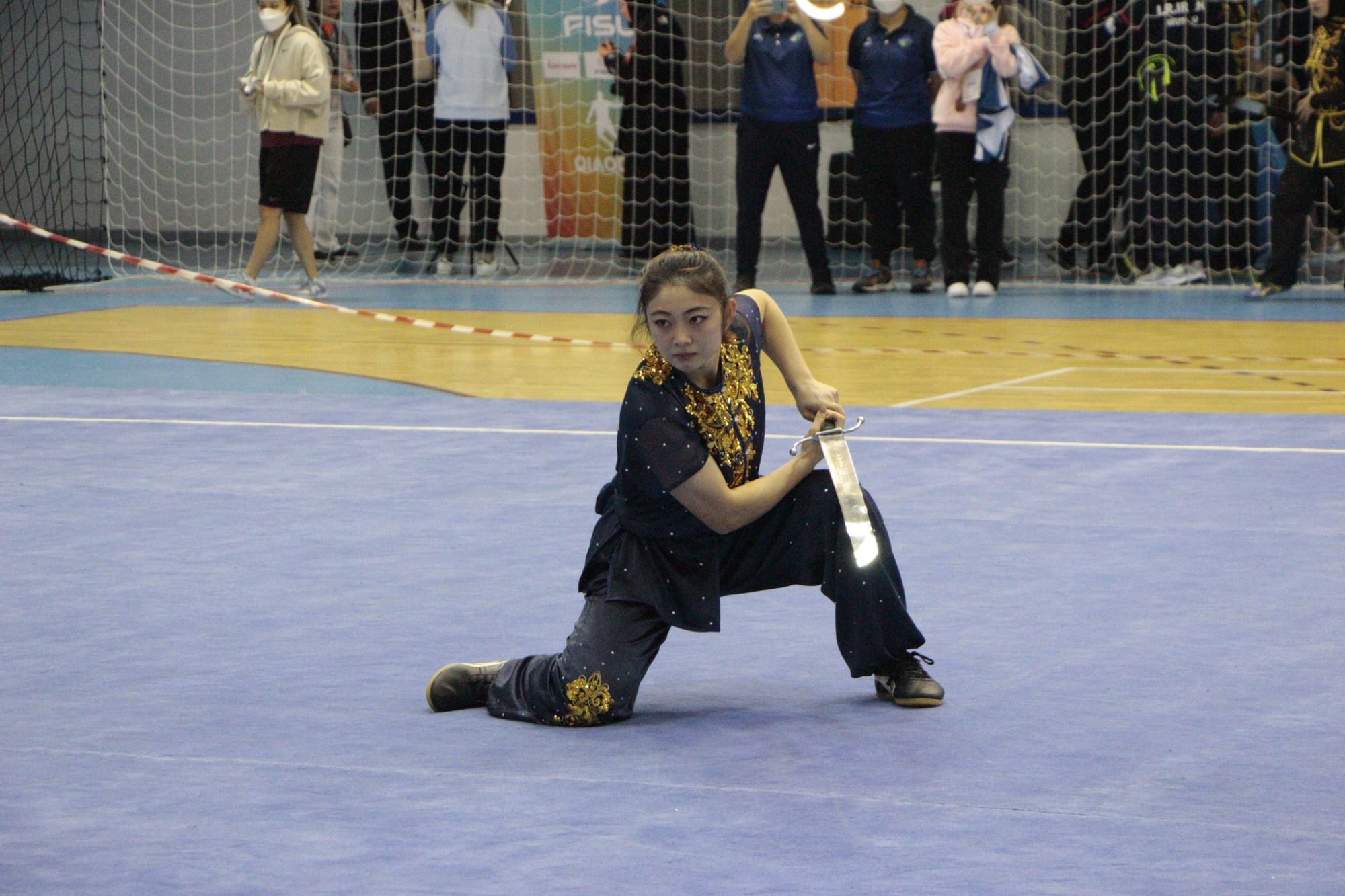 Lau Po-yan in action at the FISU World Cup Combat Sports.