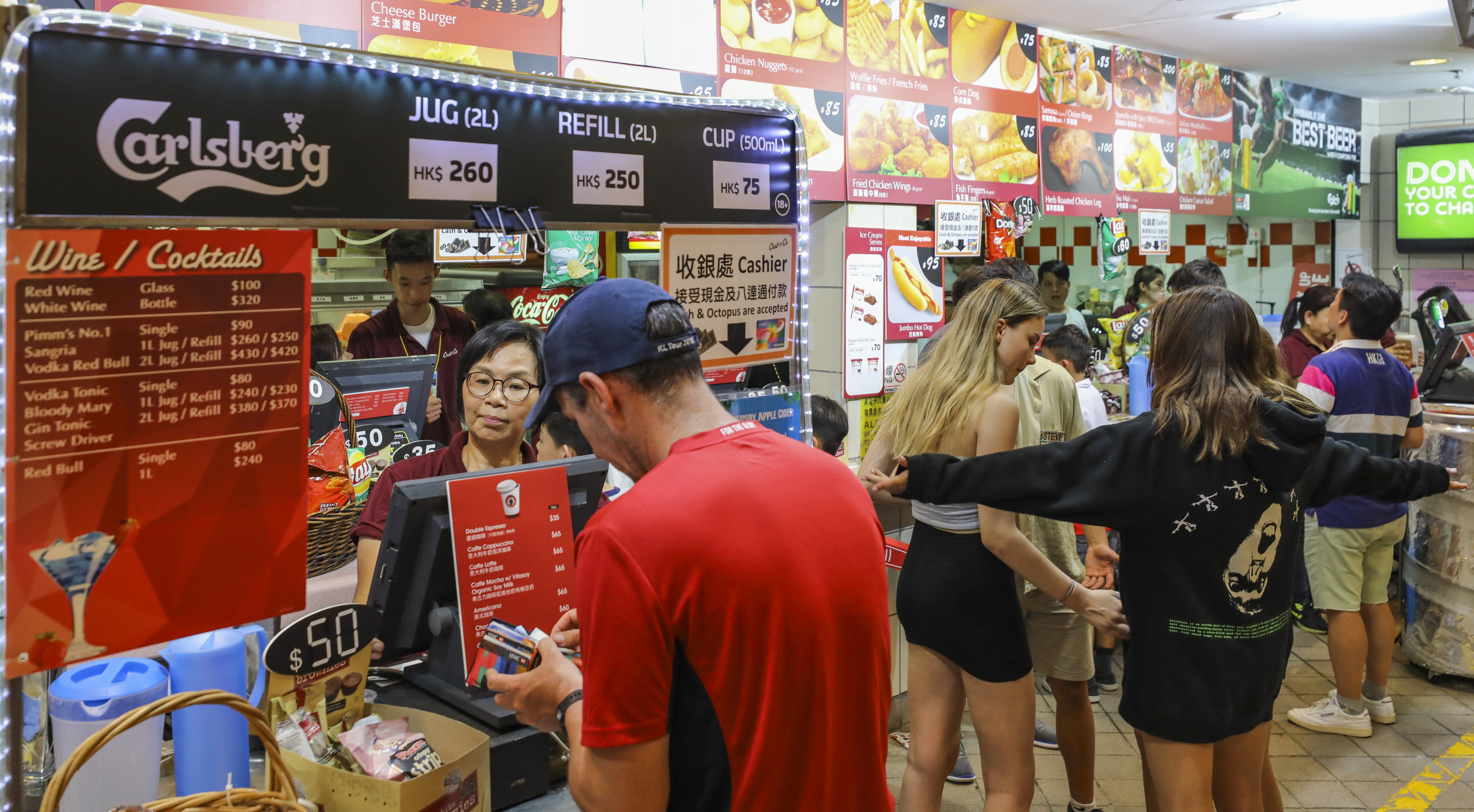 Fans may not be able to buy food from stalls in the stadium as they did at past Hong Kong Sevens. Photo: Sam Tsang
