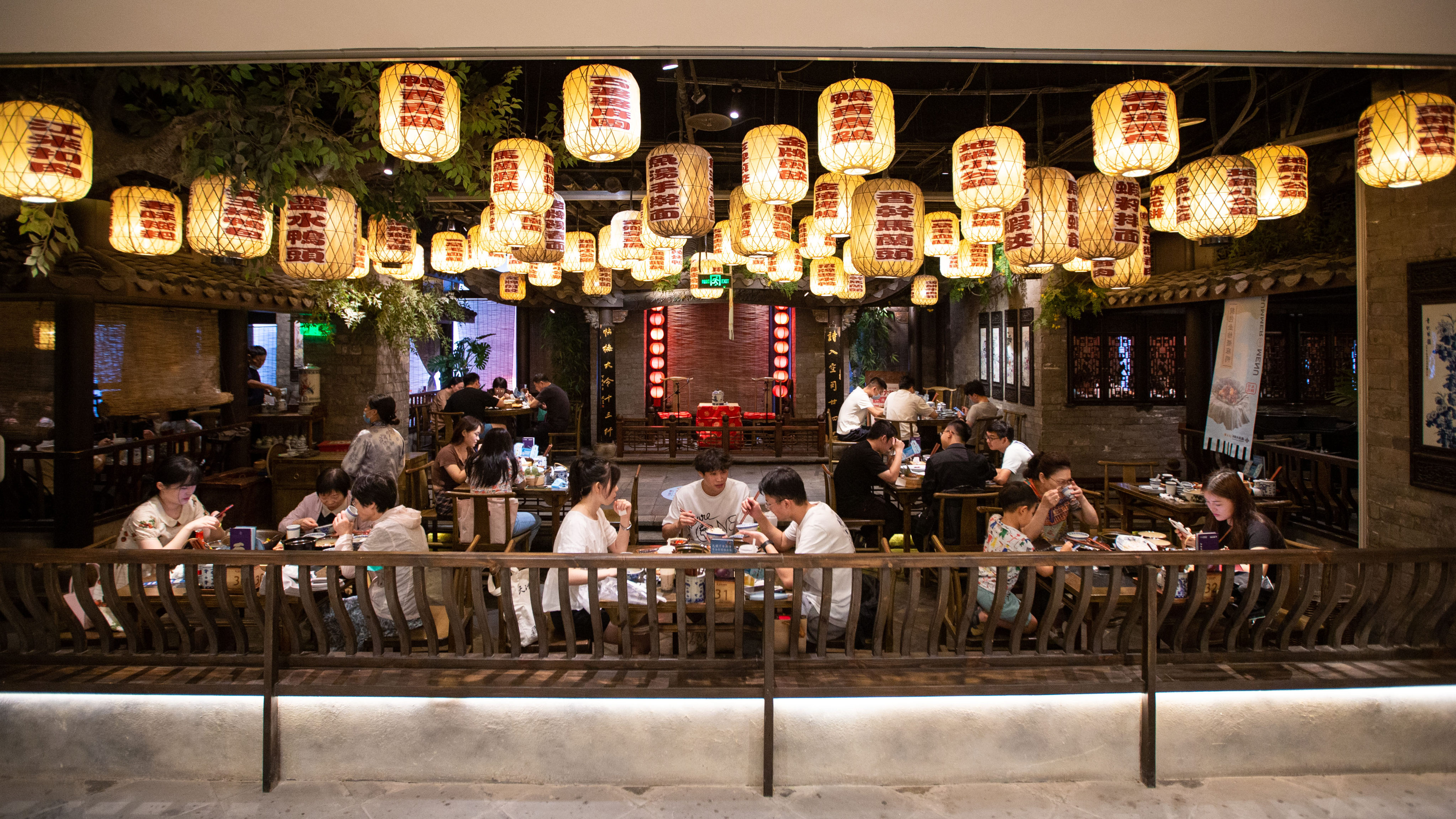 People dine in a restaurant in Nanjing in Jiangsu province on September 11, during the three-day Mid-Autumn holiday. Chinese consumption, along with the Chinese economy, is likely to recover when the zero-Covid policy is put to rest. Photo: Xinhua