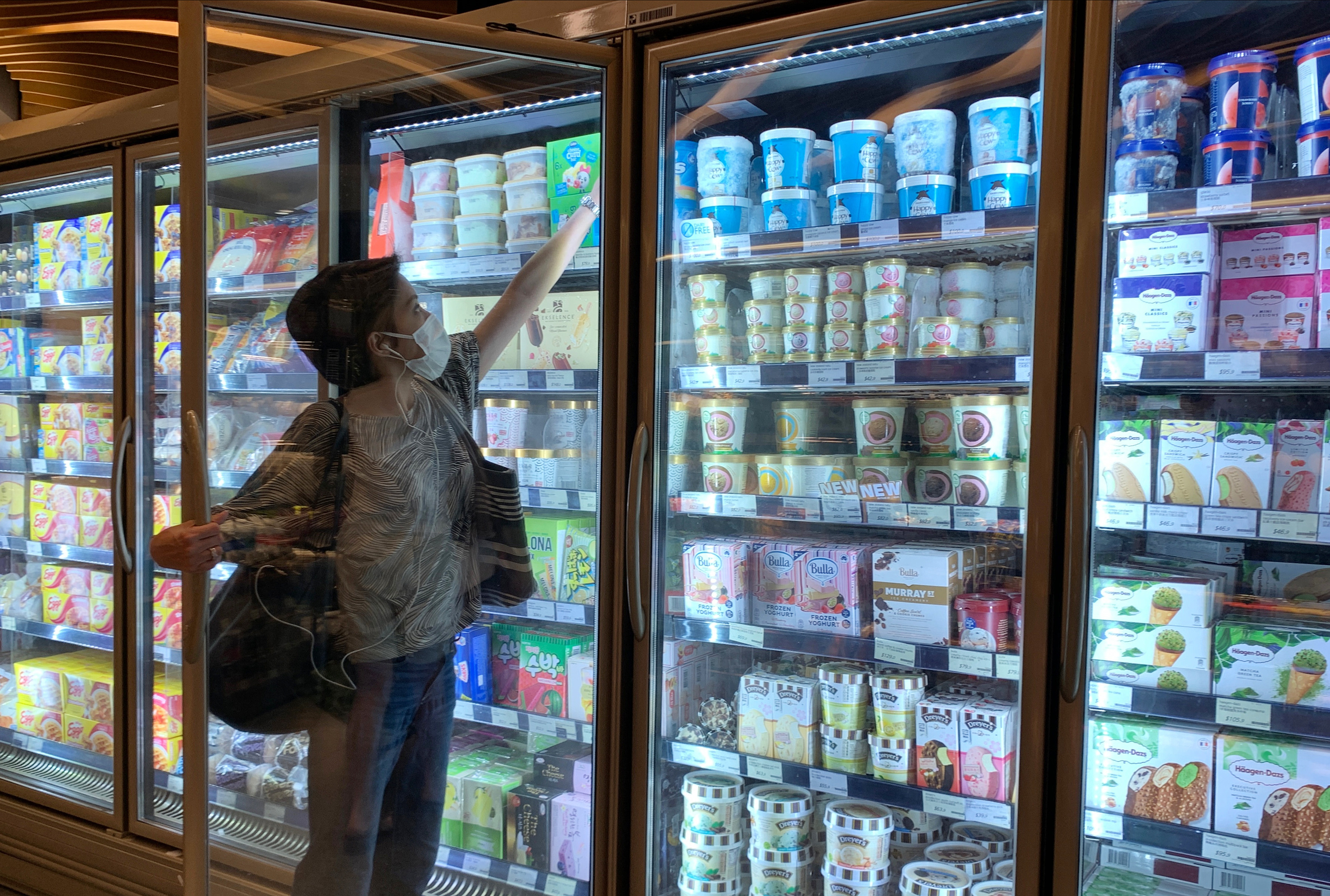 The frozen food section of a supermarket in Hong Kong. Photo: Nora Tam