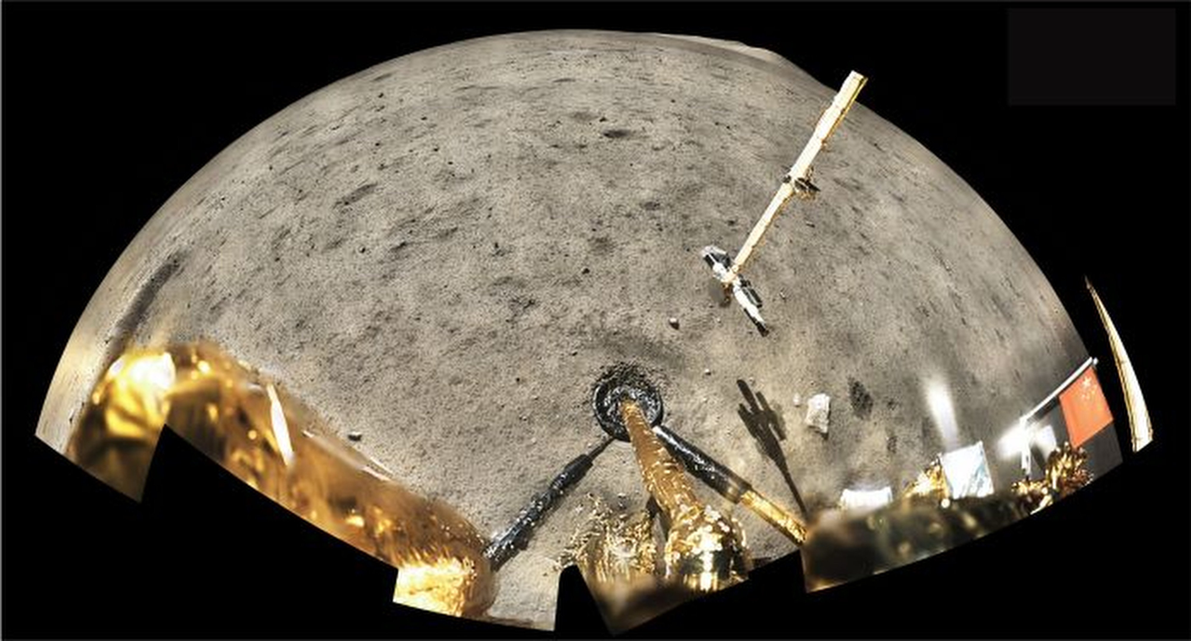 The Chang’e 5 probe returned to Earth in December 2020 with 1.7kg (3.74lbs) of rocks and dust from Oceanus Procellarum on the moon. Photo: Handout