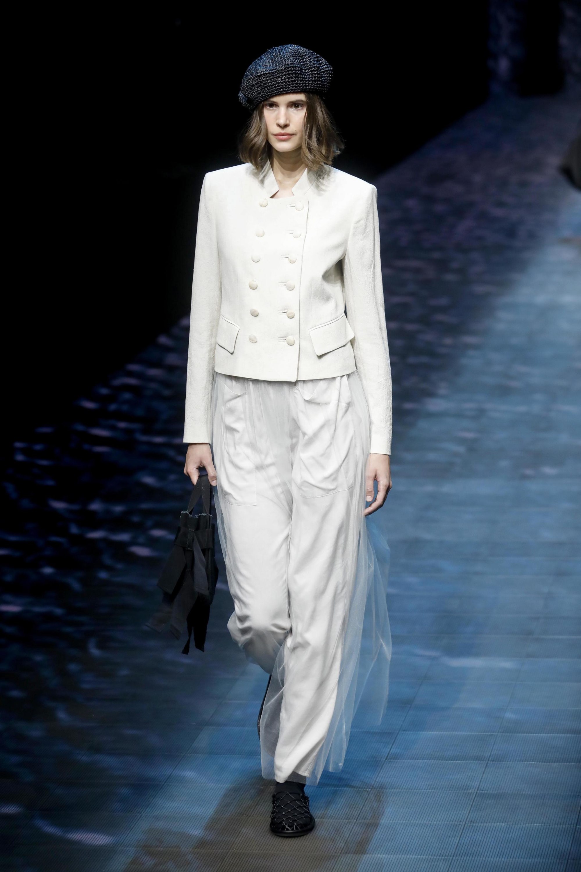 Milan Fashion Week: Armani offered shimmery elegance for spring/summer ...