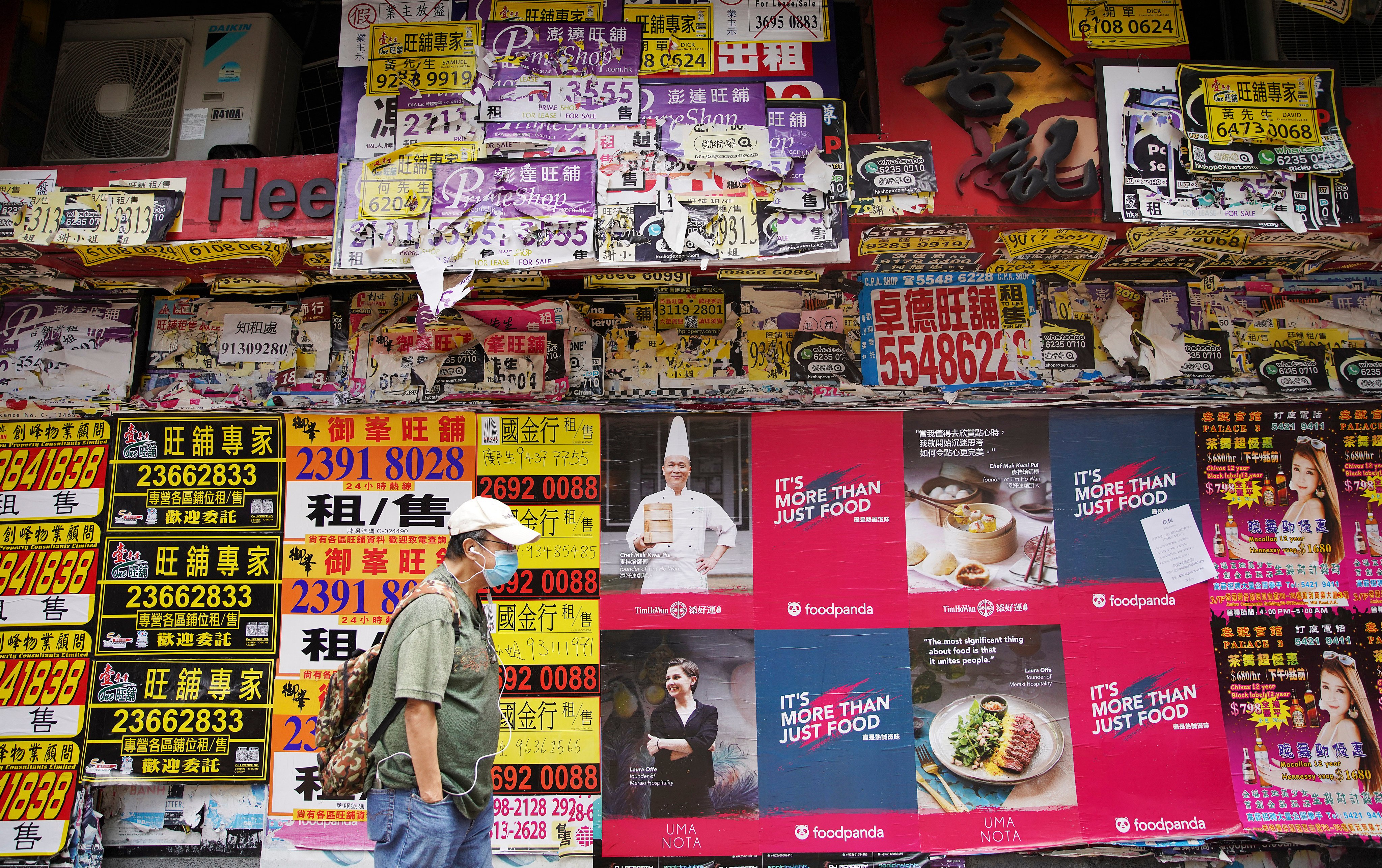 A closed shop in Hong Kong’s Causeway Bay shopping district. The second phase of the government’s consumption voucher scheme, which kicks off on Saturday, is also expected to boost domestic consumption. Photo: Winson Wong