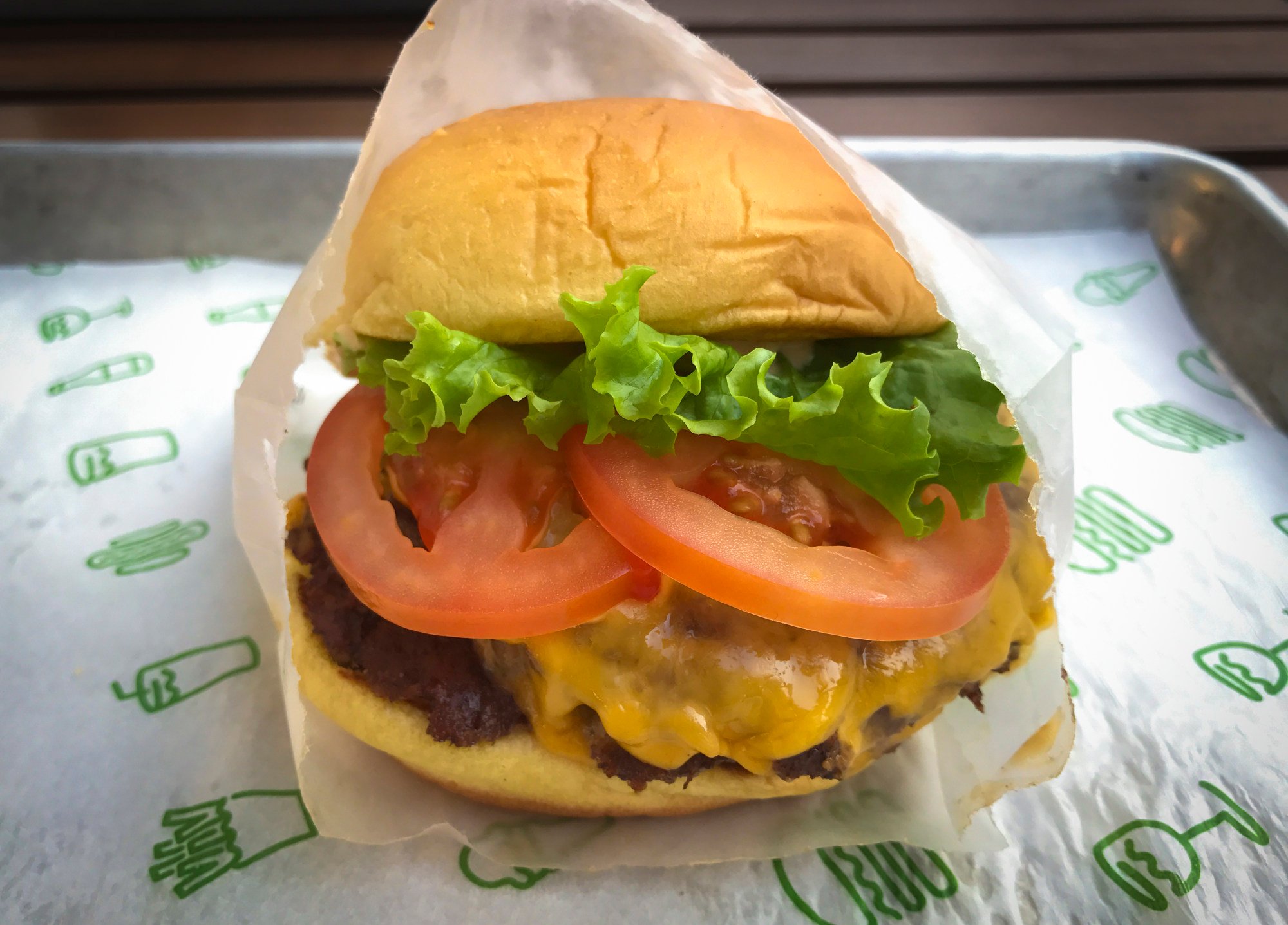 A Shake Shack Double ShackBurger. What would you pair it with?
