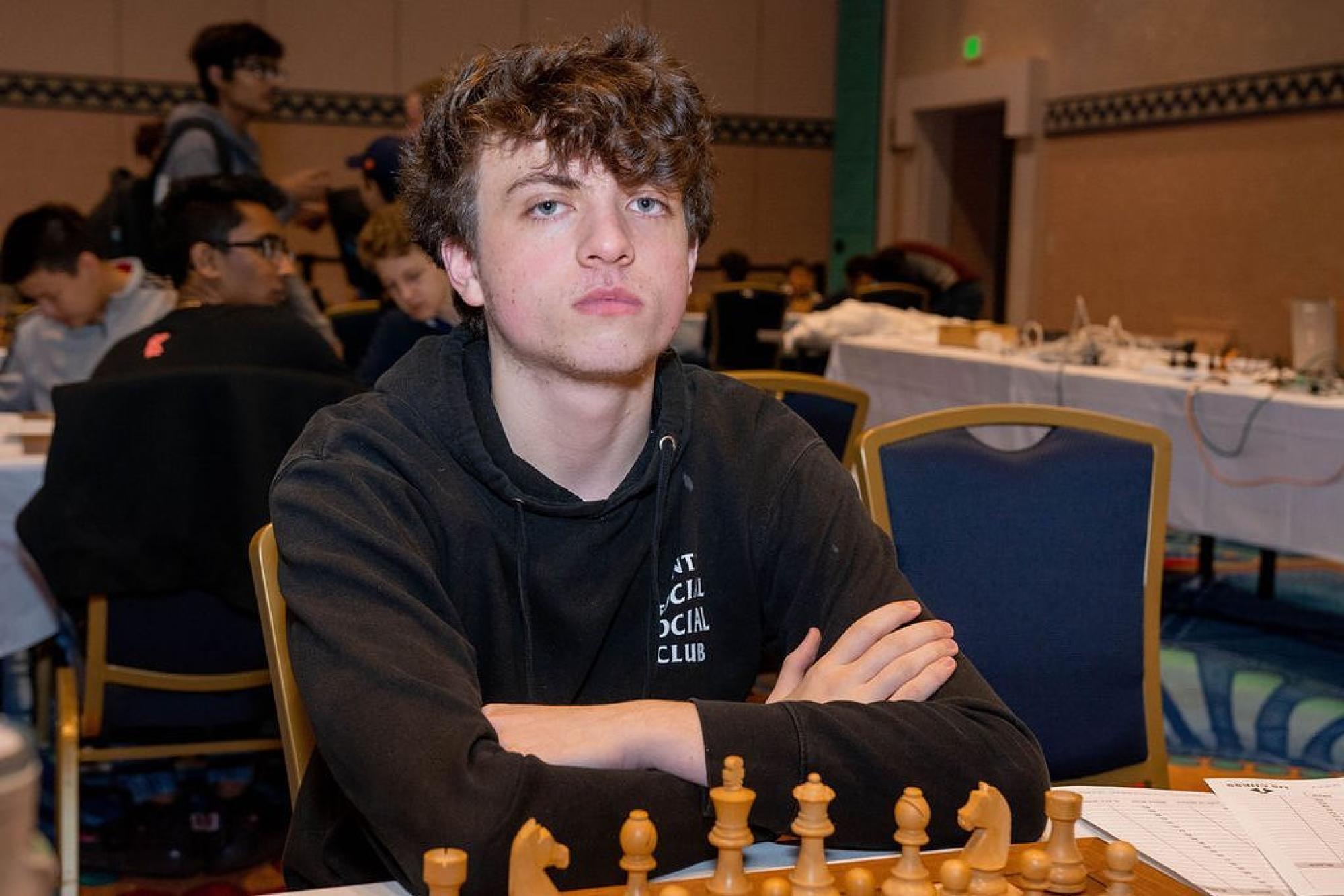 Young Hans Niemann Flagdown A Chess Hustler. 