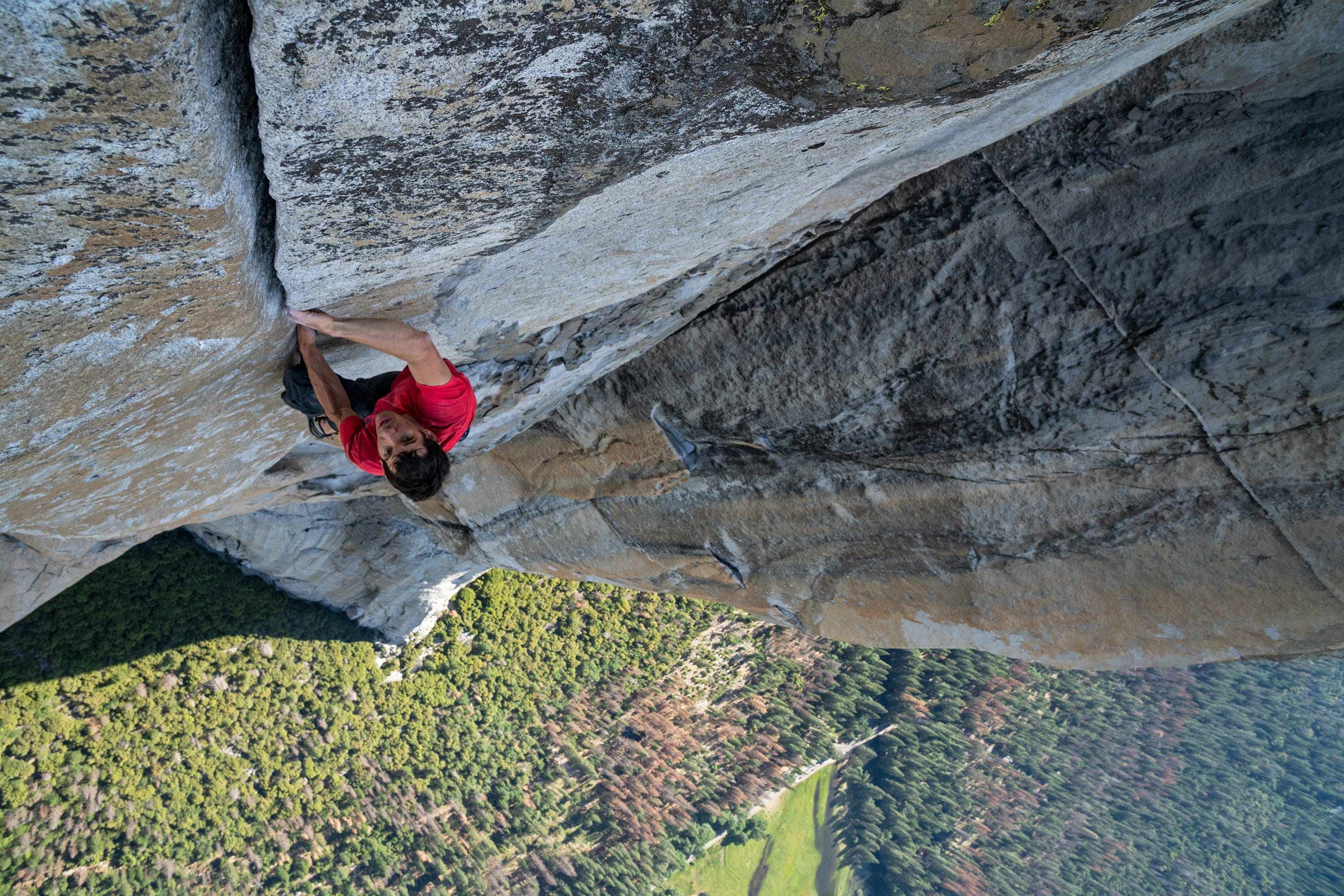 Rock climber Alex Honnold features in one episode of the new 10-part National Geographic series “Edge of the Unknown with Jimmy Chin”. Photo: National Geographic
