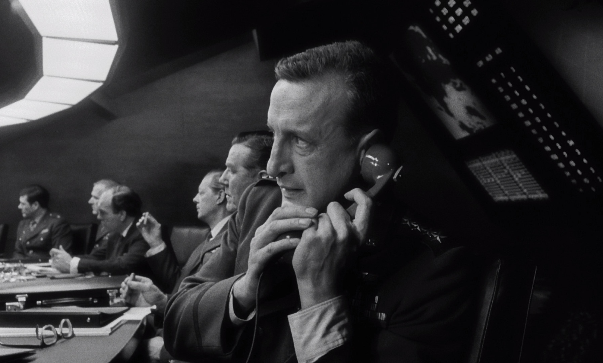A scene from the movie ‘Dr. Strangelove or: How I Learned to Stop Worrying and Love the Bomb’.